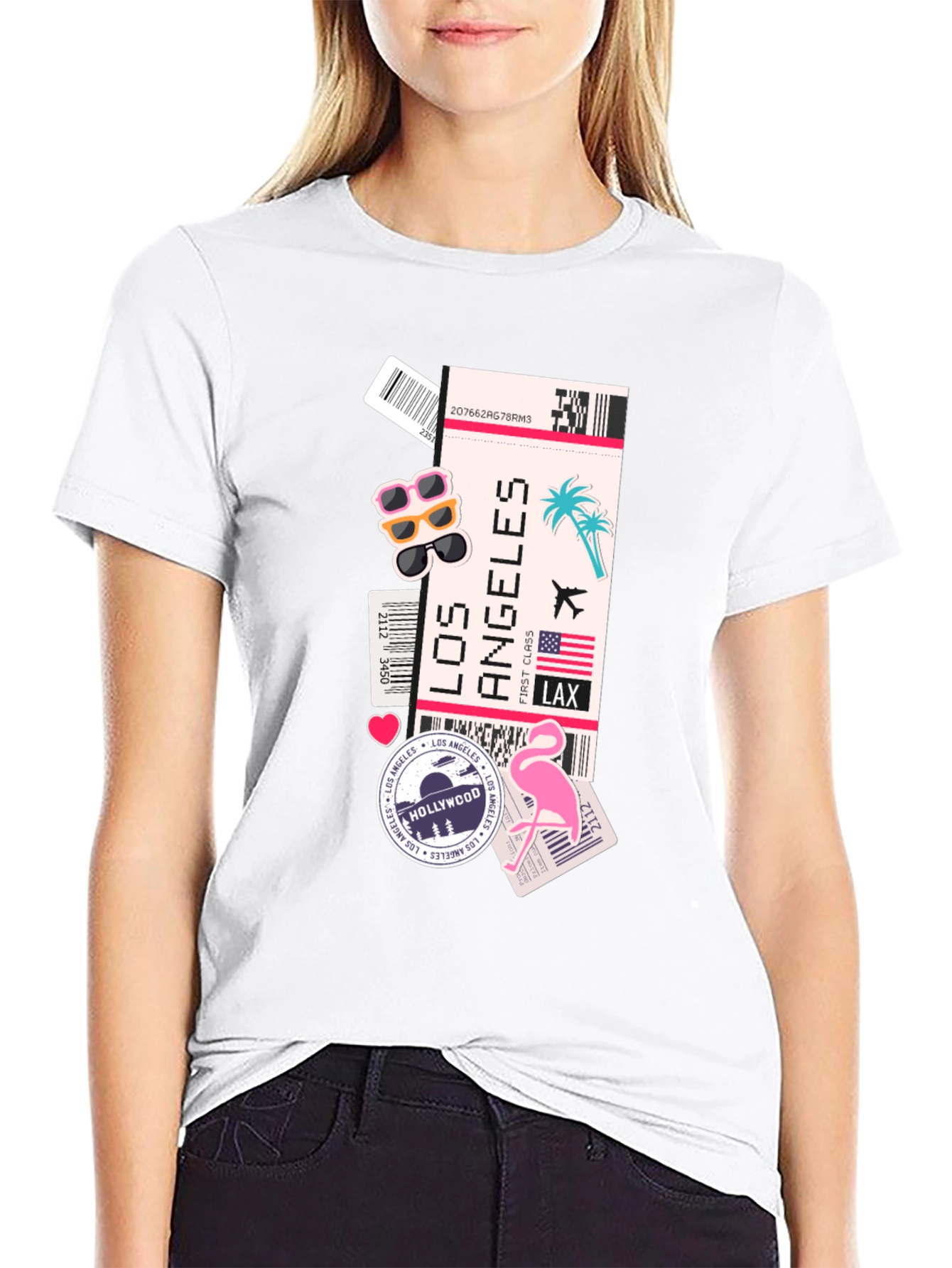 Los Angeles Theme Graphic Tee