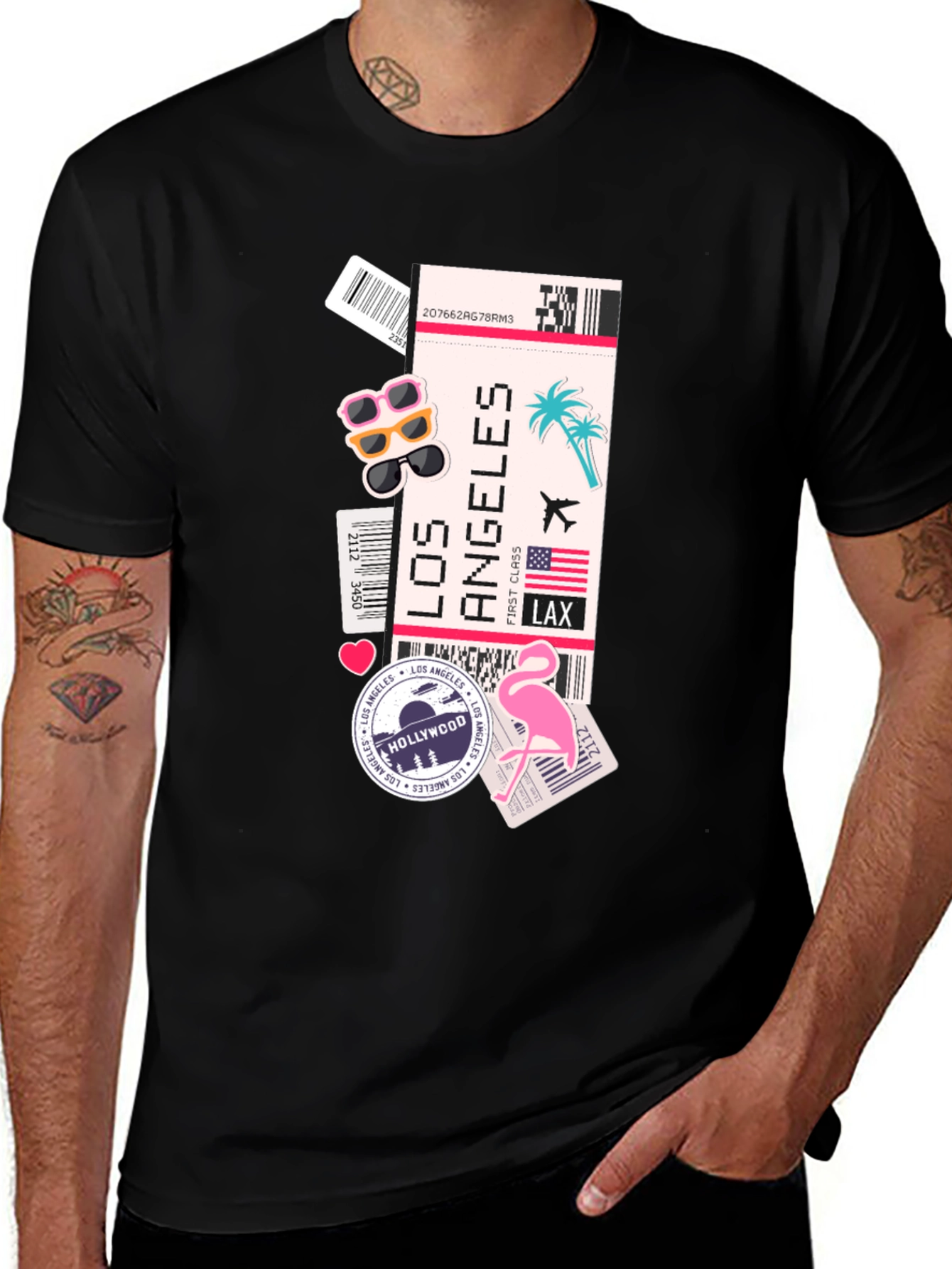 Los Angeles Theme Graphic Tee
