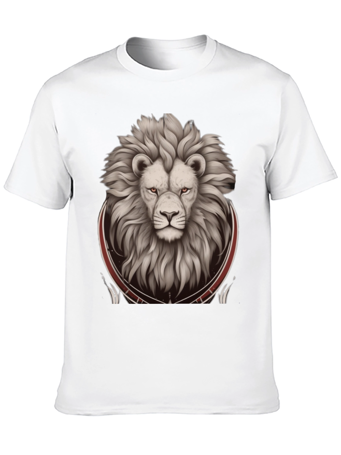 Lion Graphic Print T-Shirt