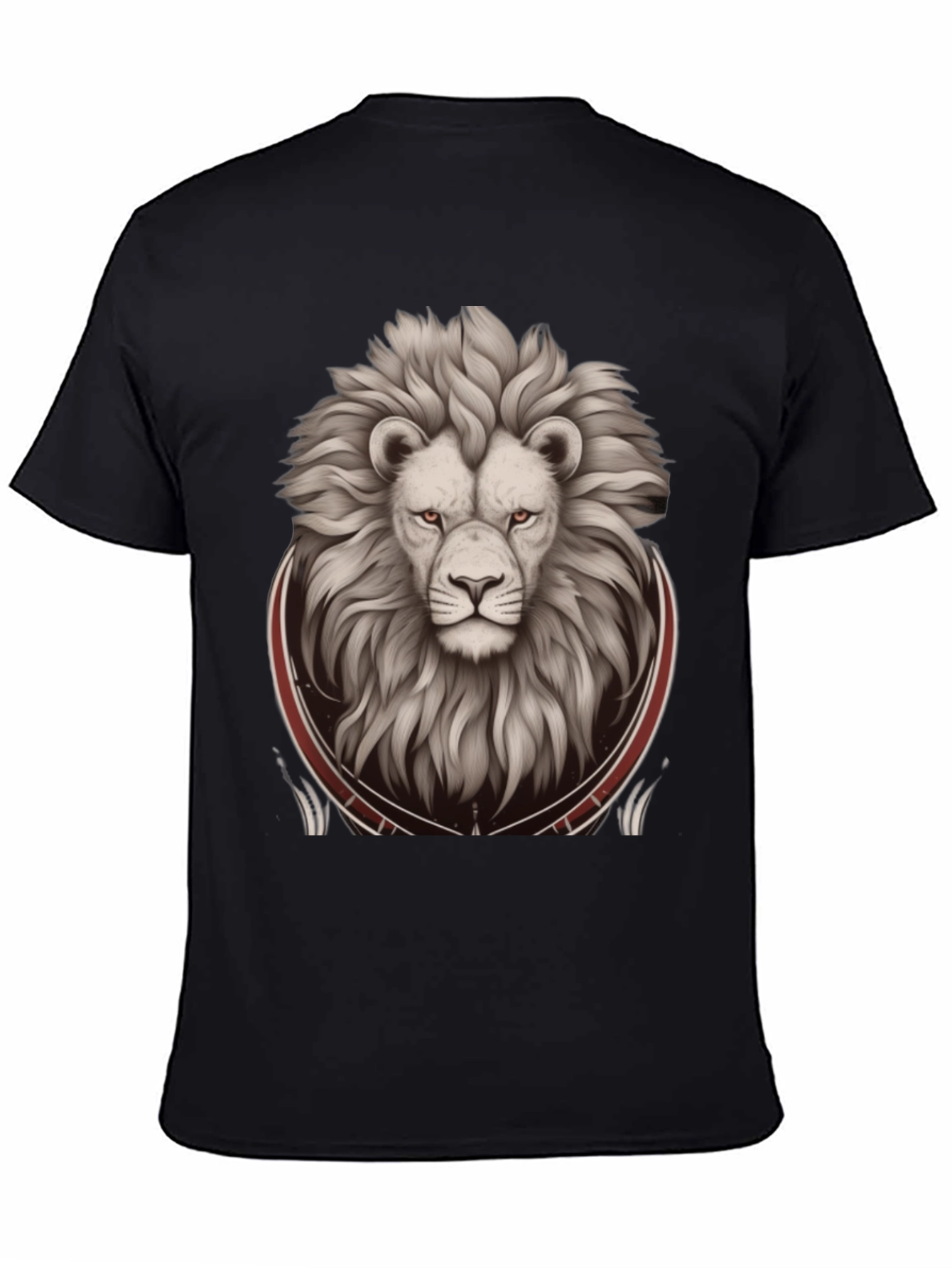 Lion Graphic Print T-Shirt
