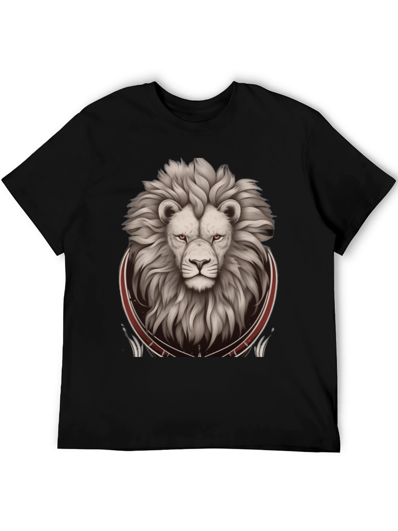Lion Graphic Print T-Shirt
