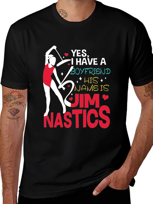 Gymnastics Boyfriend T-Shirt Funny Gymnast Tee