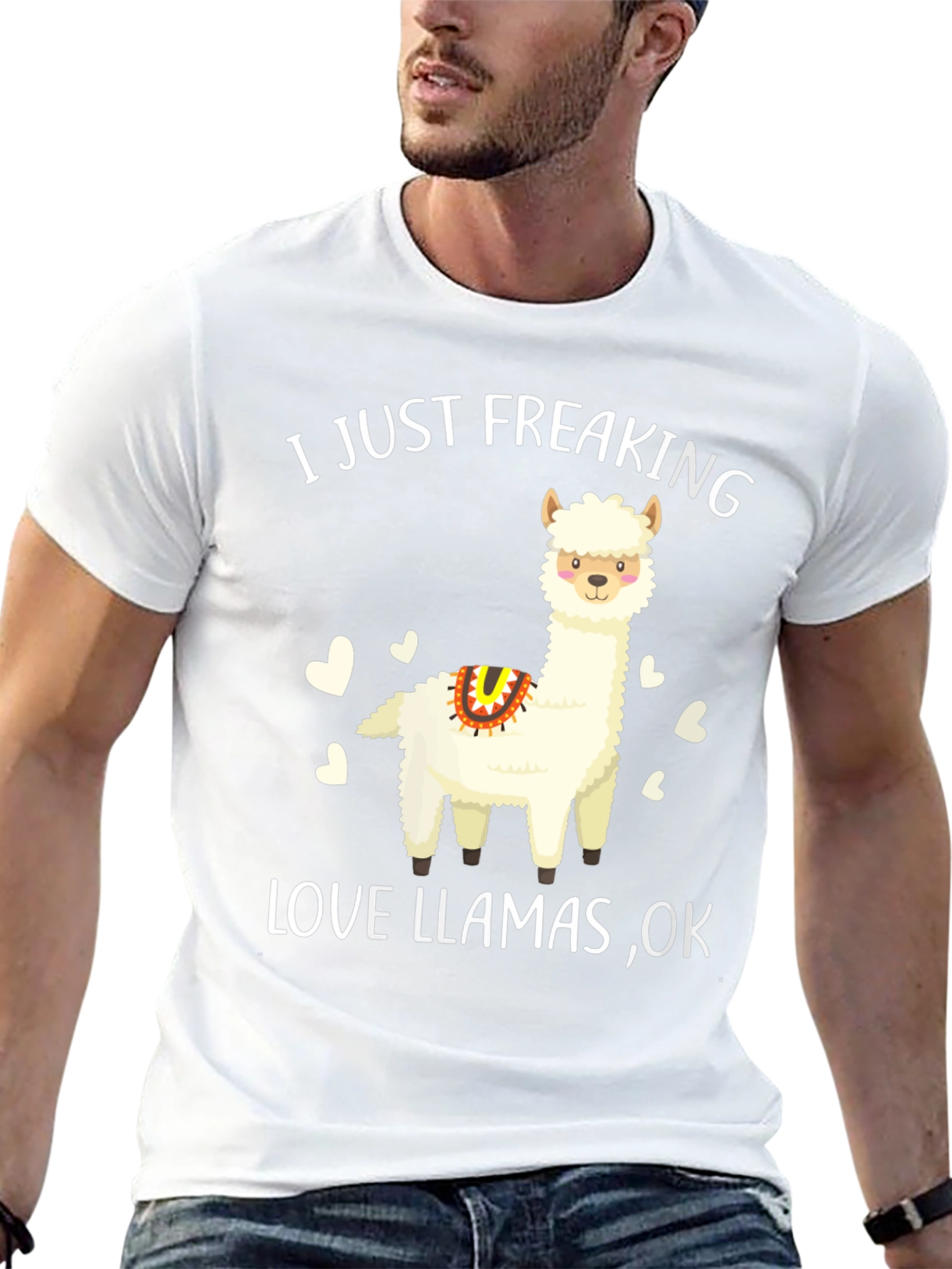 Funny Llama Graphic T-Shirt - Love Llamas