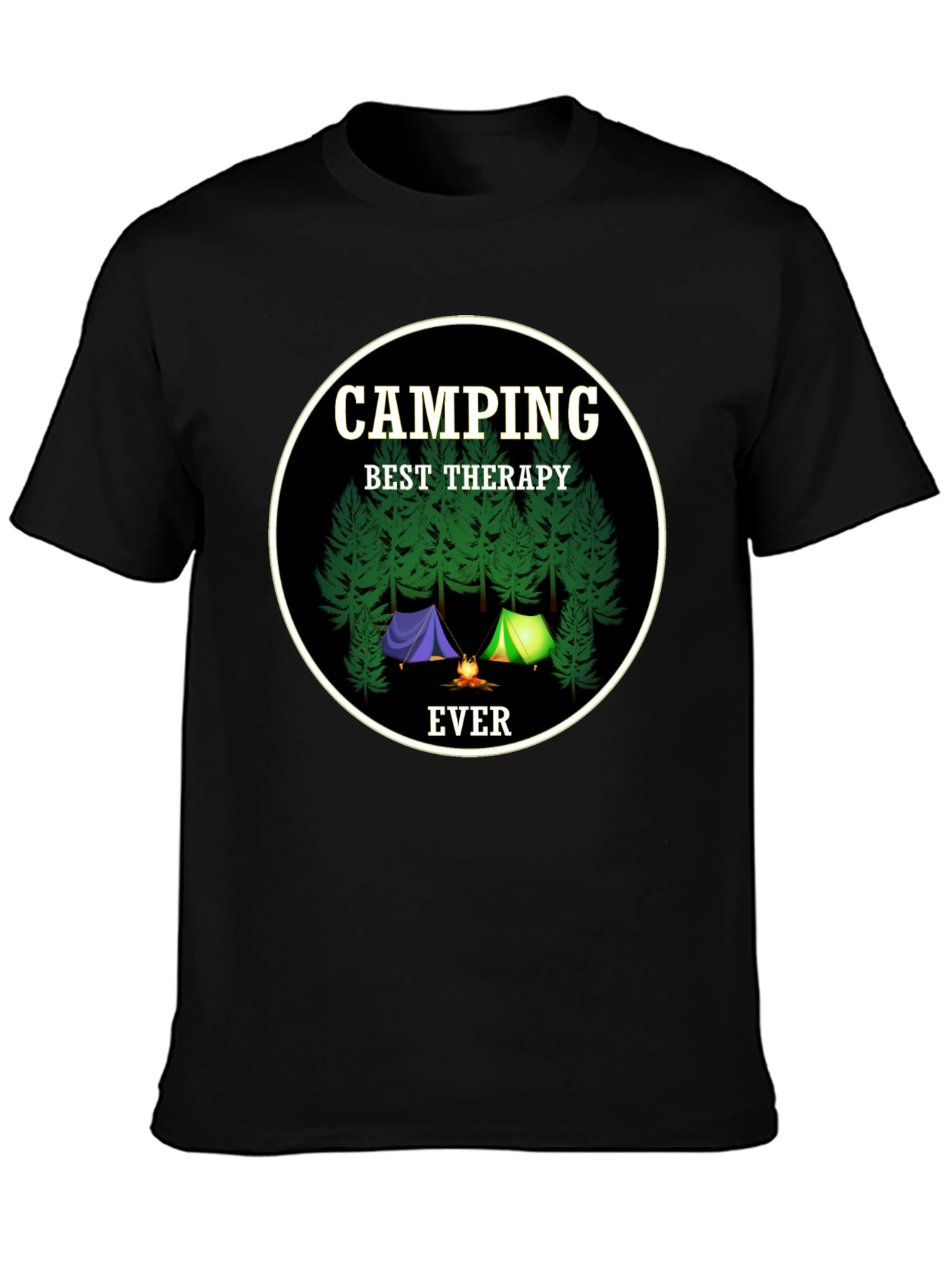 Camping Best Therapy Ever T-Shirt