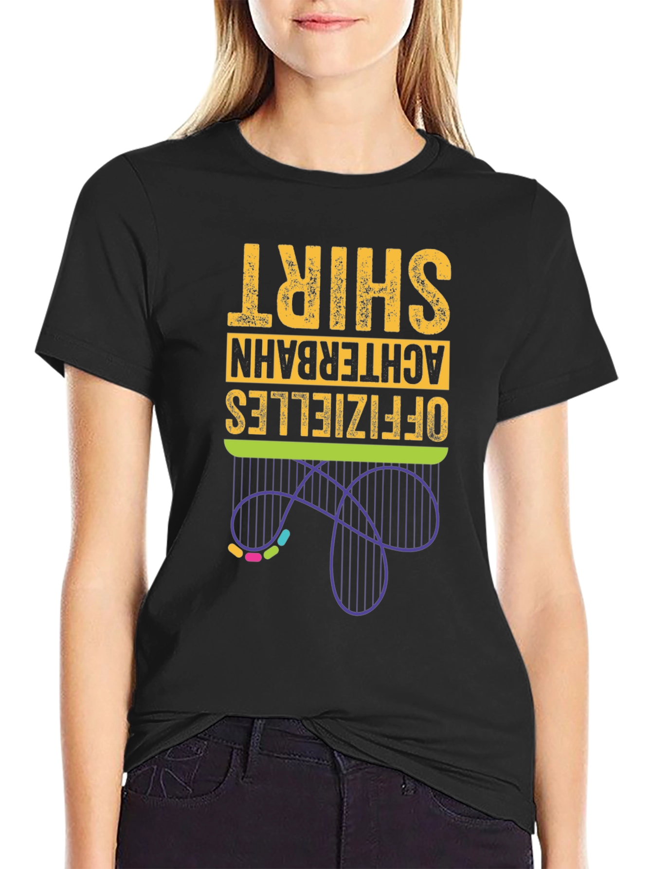 Officieles Achterbahn Shirt - Rollercoaster Tee