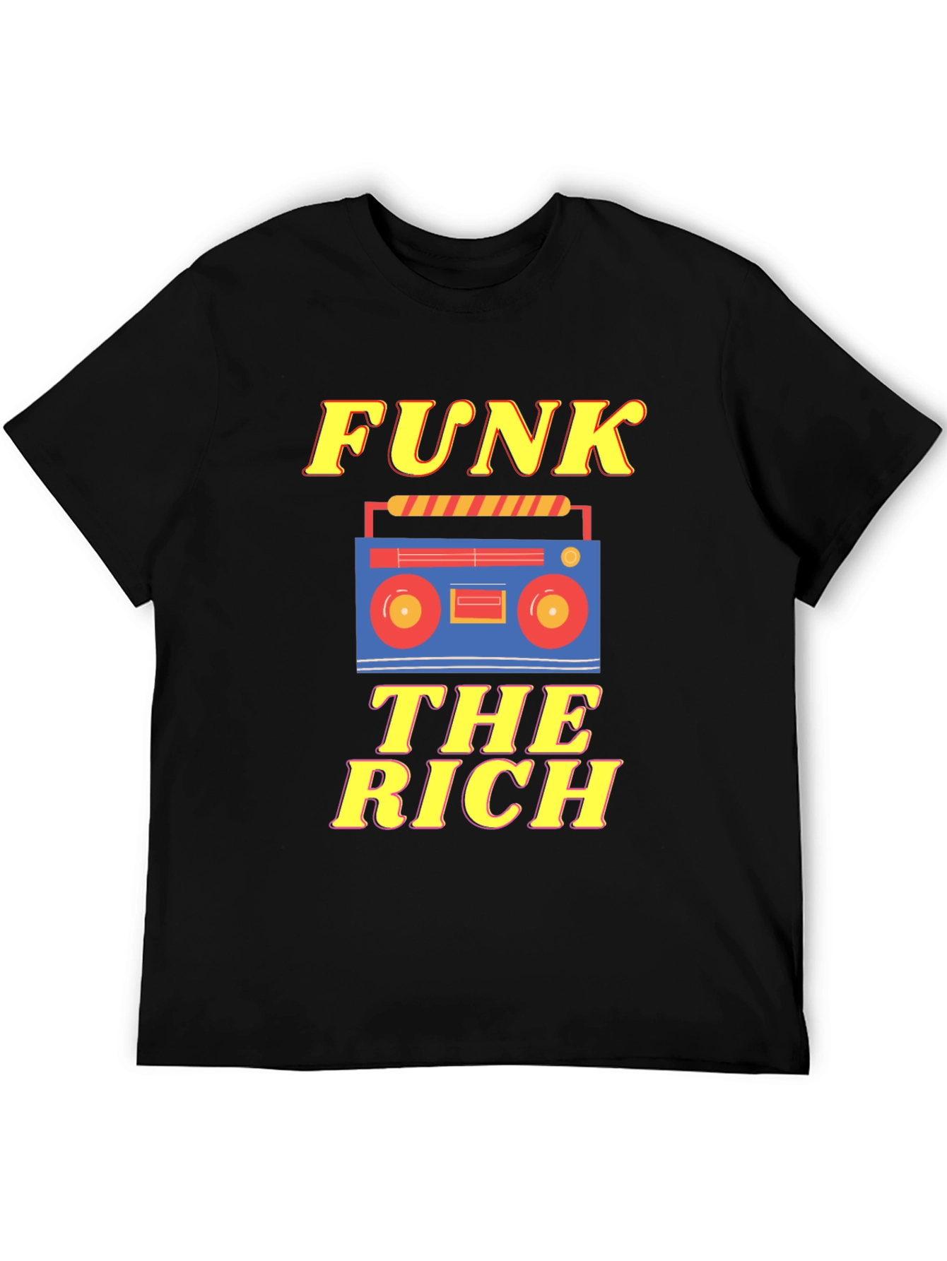 Funk The Rich Graphic Tee - Retro Style