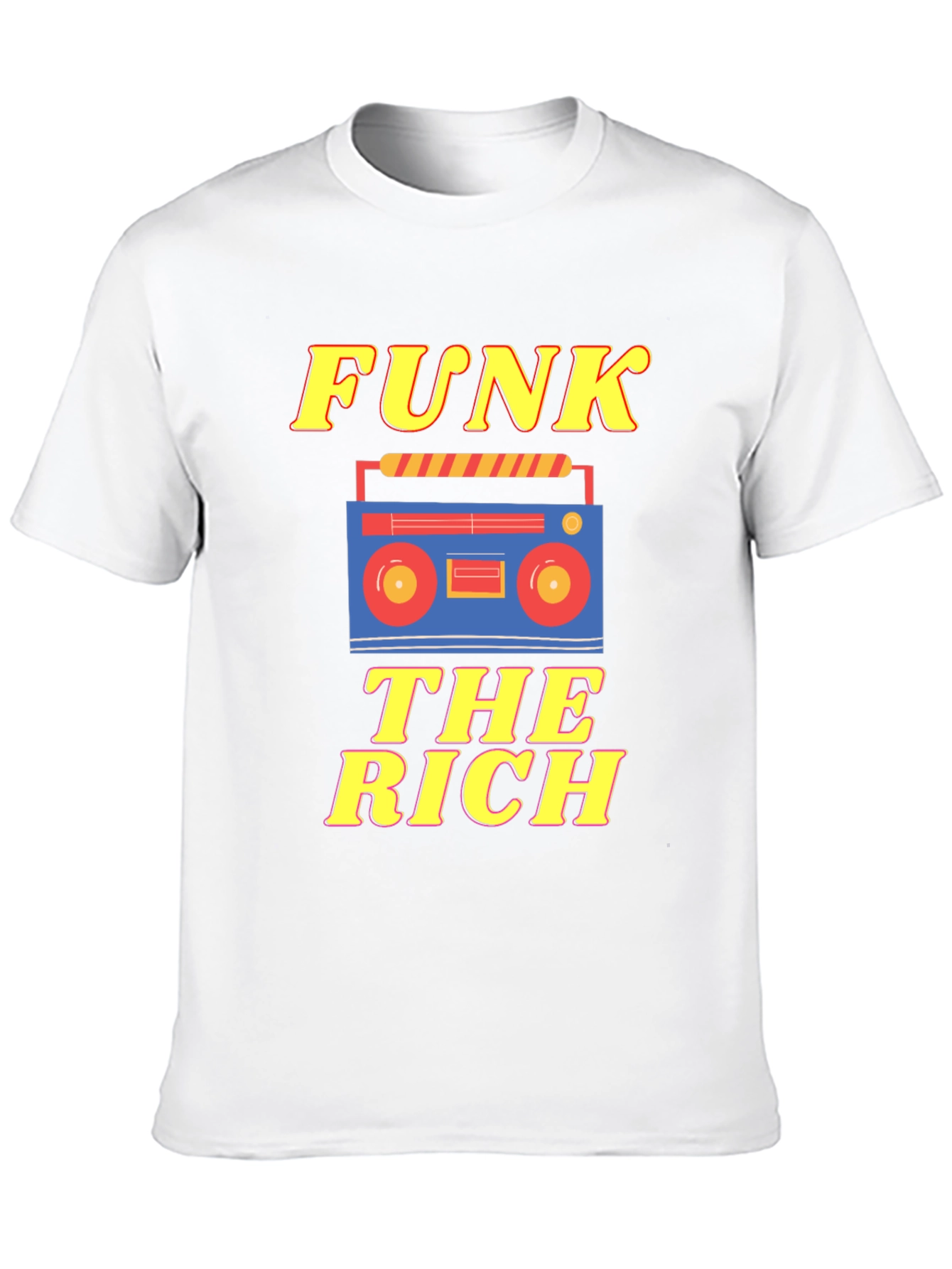 Funk The Rich Graphic Tee - Retro Style