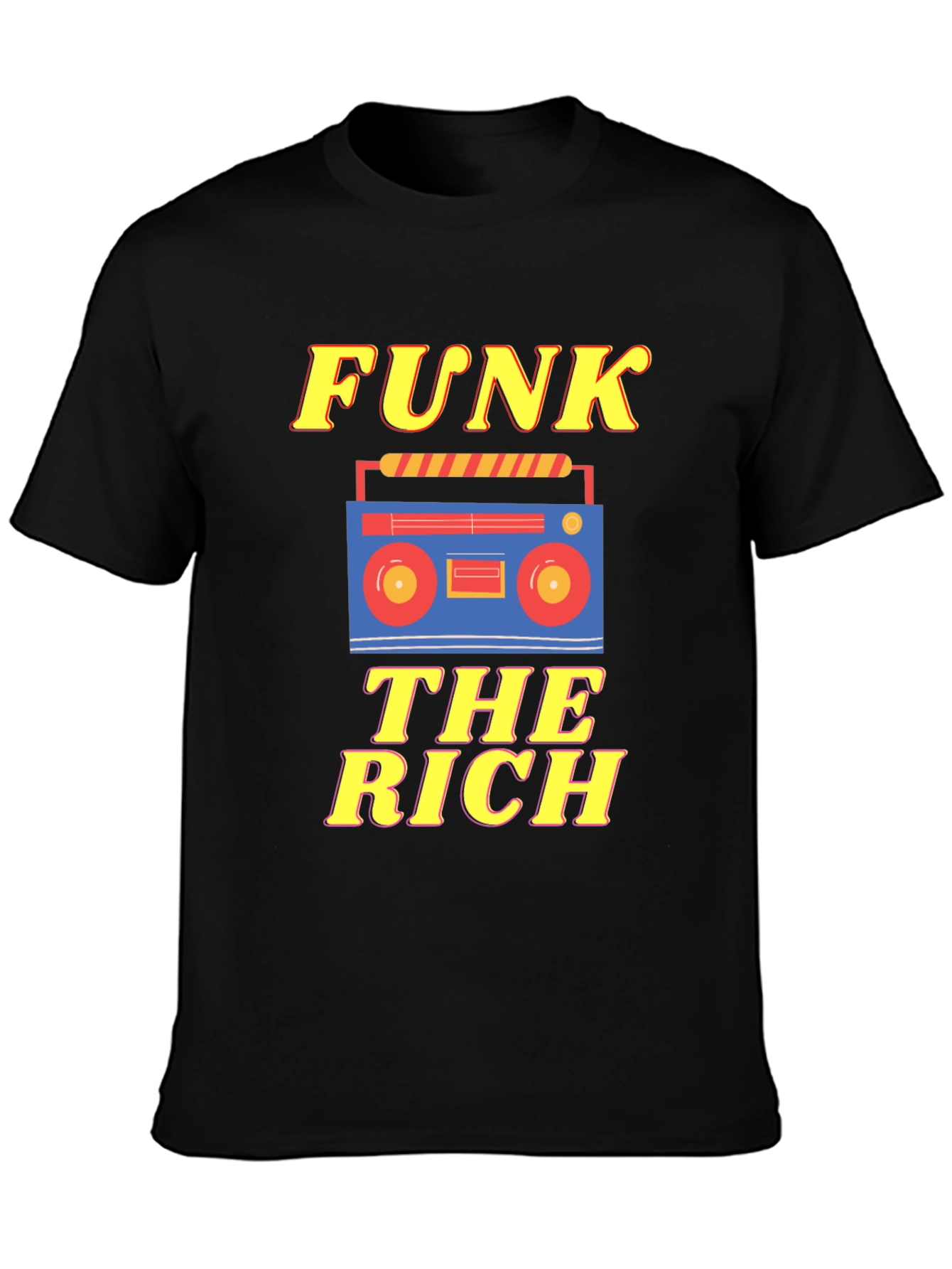 Funk The Rich Graphic Tee - Retro Style