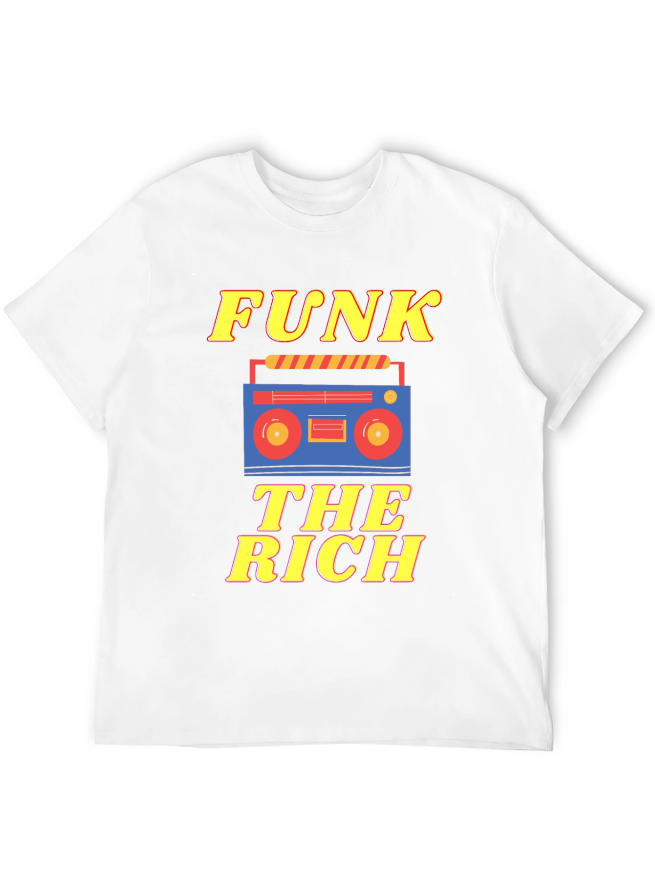 Funk The Rich Graphic Tee - Retro Style