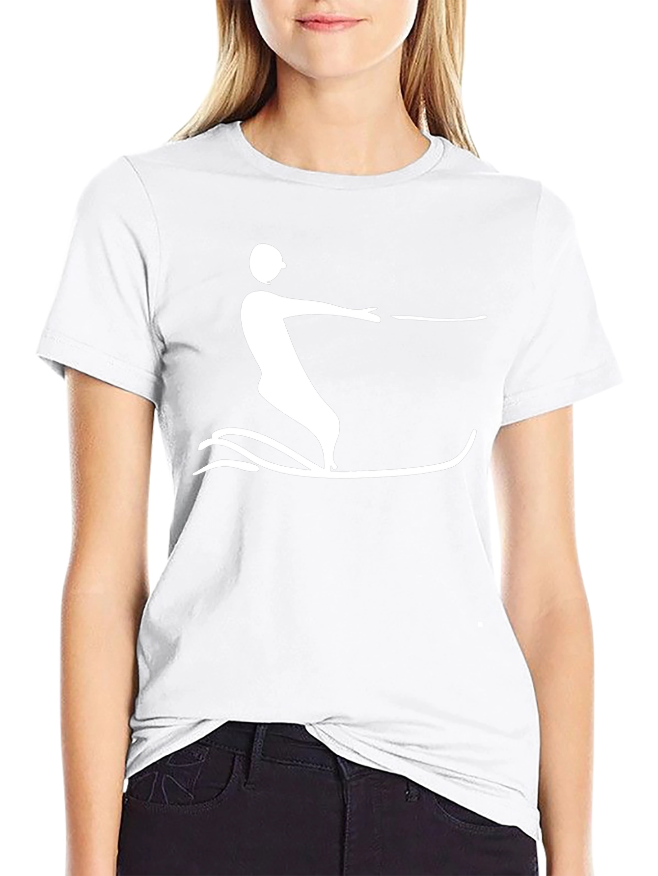 Water Skiing Graphic Tee - Stylish and Sporty