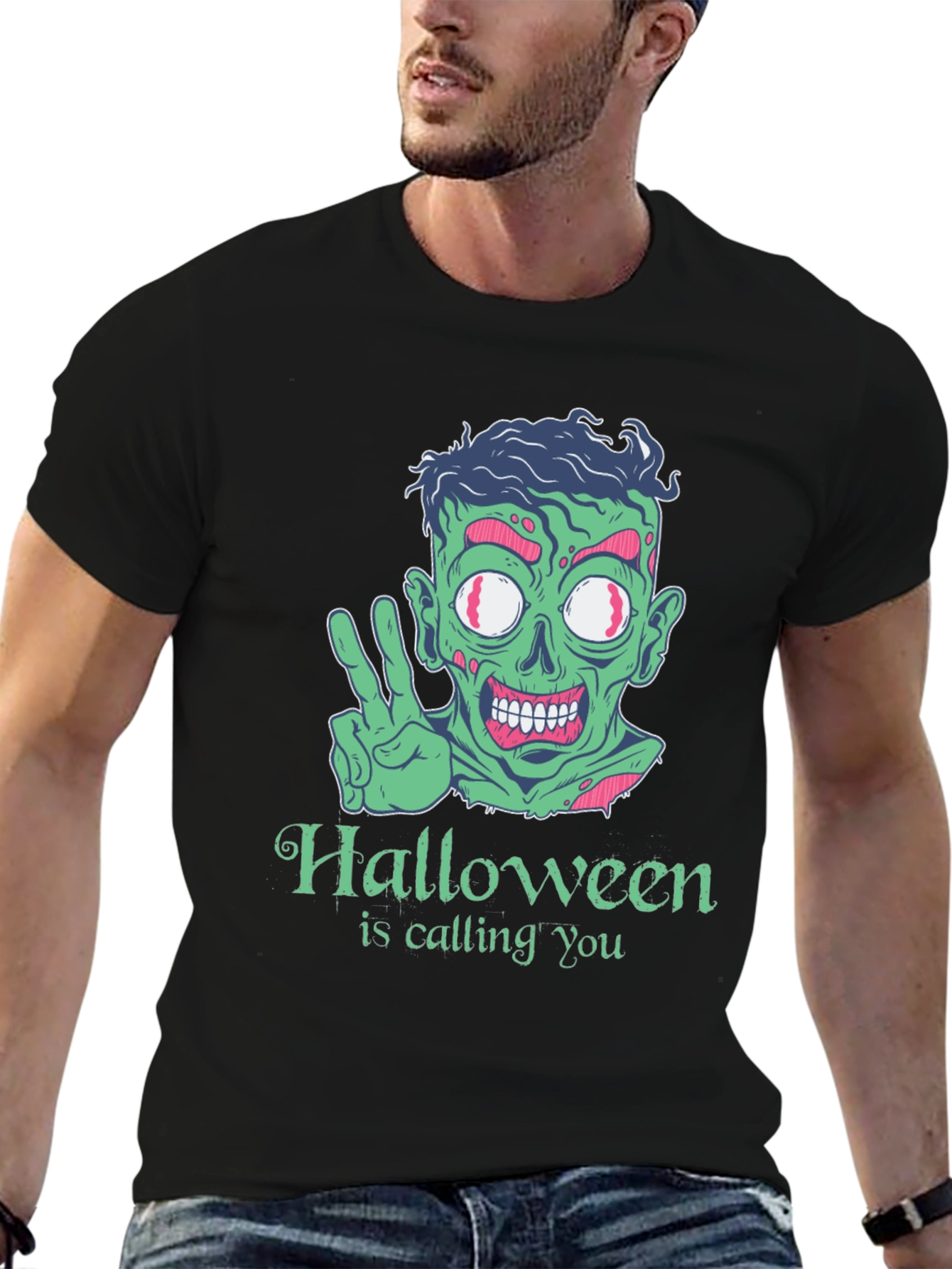 Zombie Halloween T-Shirt - Calling You