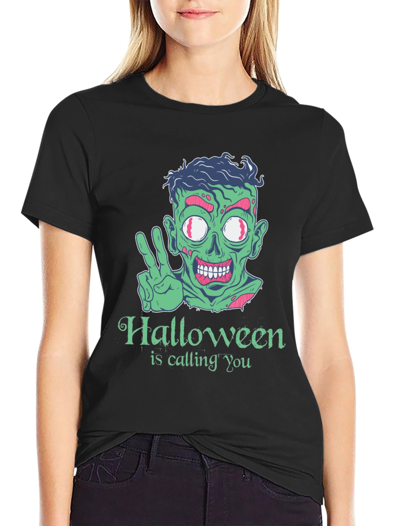 Zombie Halloween T-Shirt - Calling You