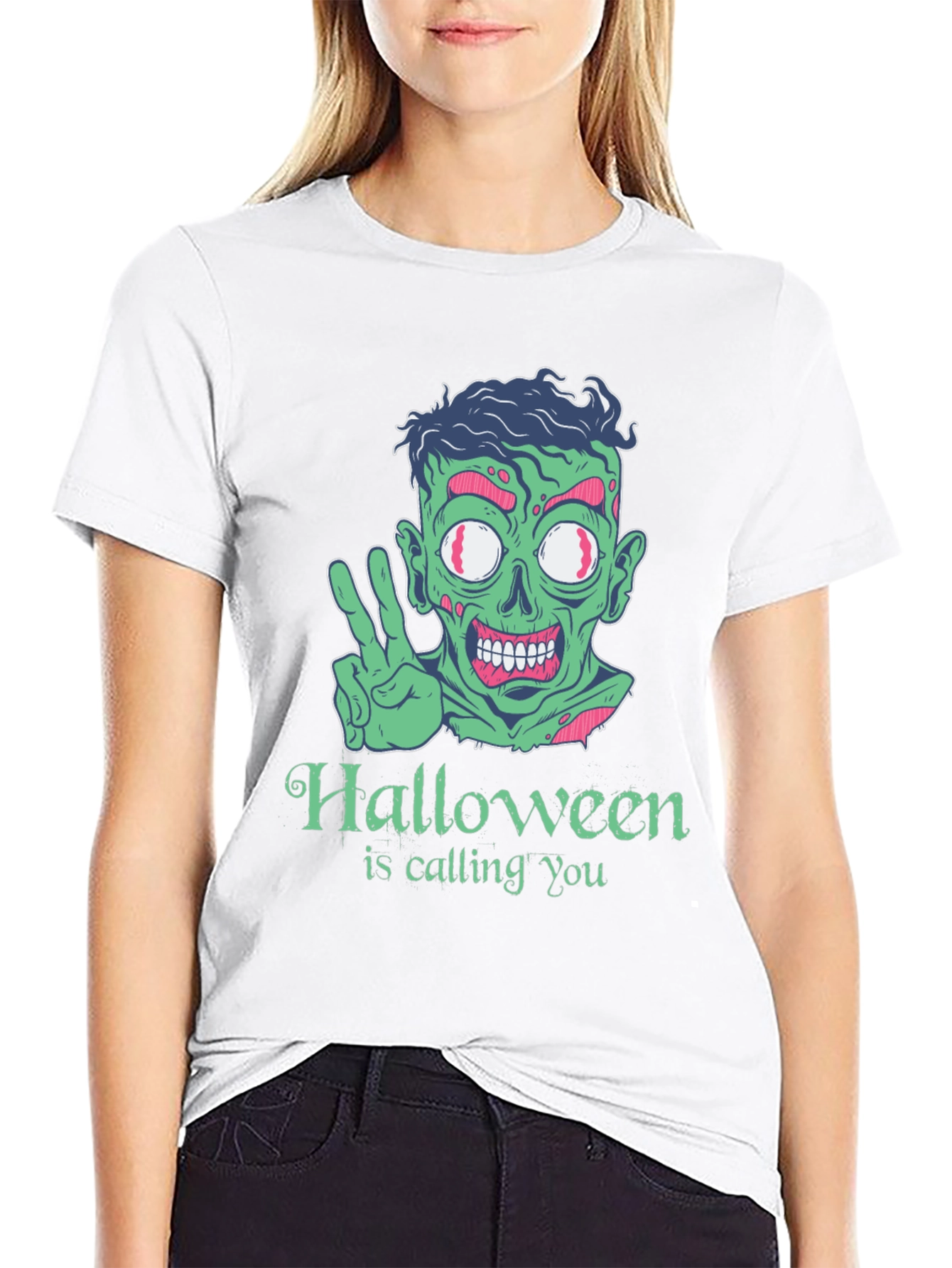 Zombie Halloween T-Shirt - Calling You