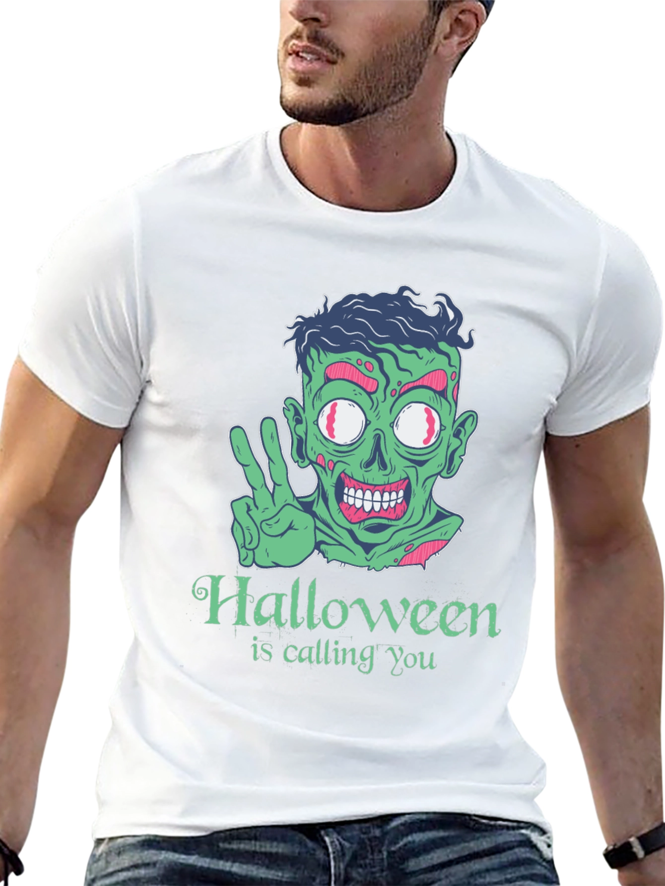 Zombie Halloween T-Shirt - Calling You