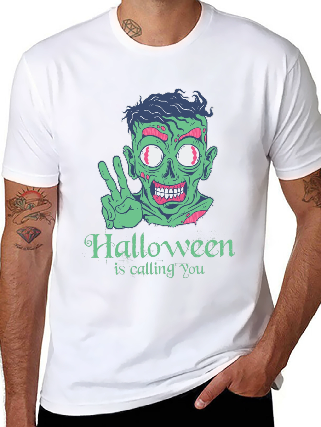 Zombie Halloween T-Shirt - Calling You
