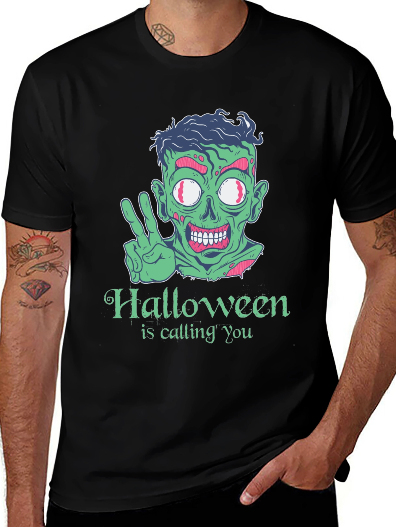 Zombie Halloween T-Shirt - Calling You