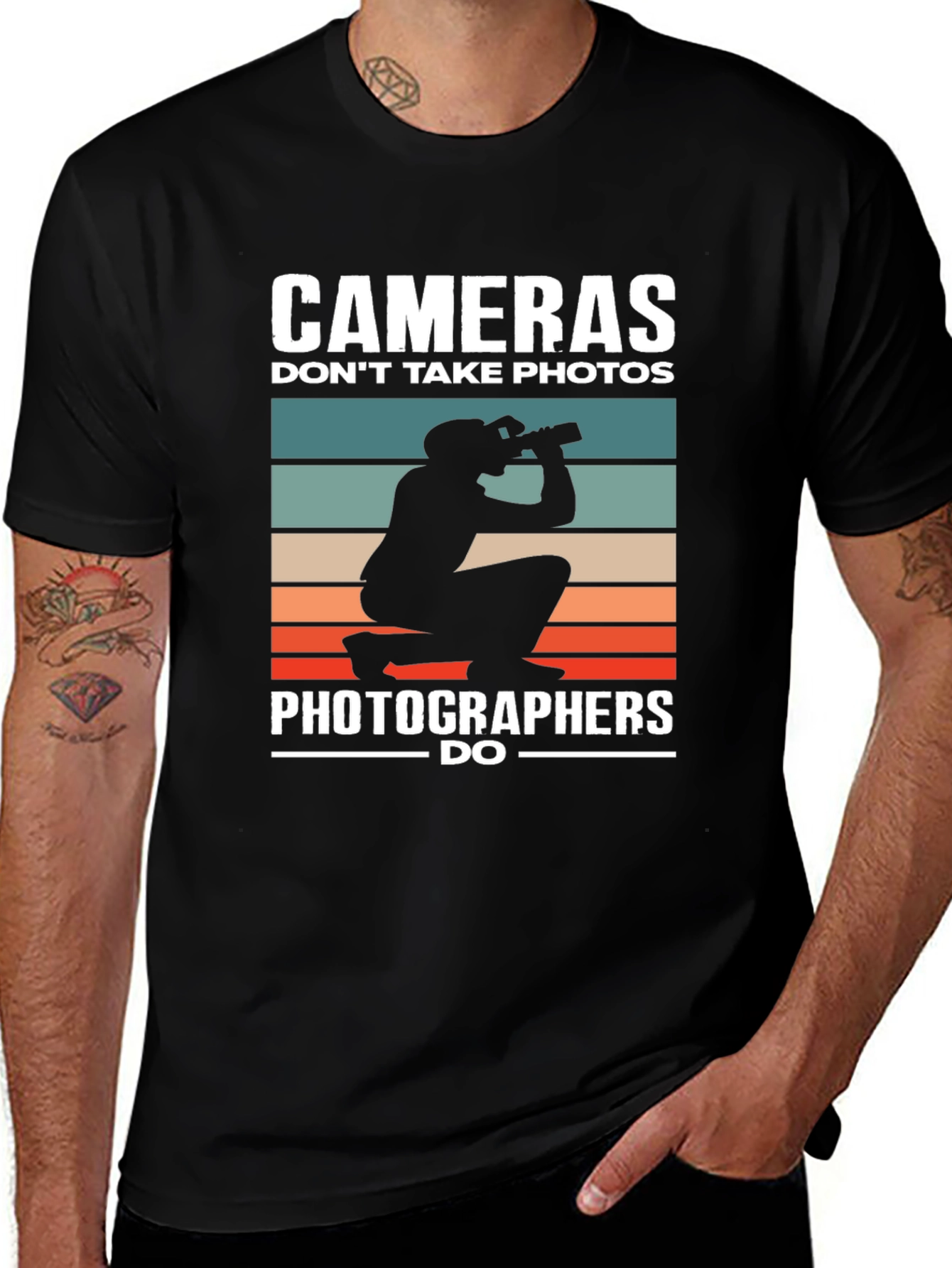Photographer Humor T-Shirt - Cameras Dont Take Photos