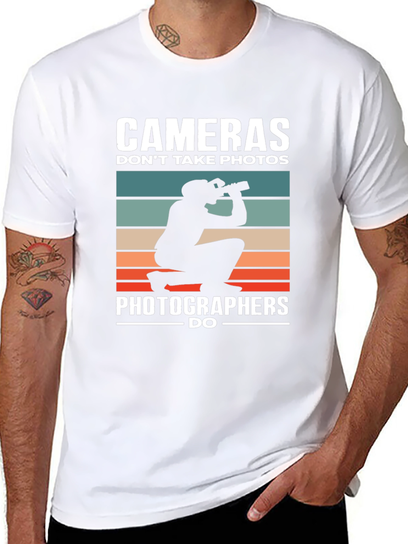 Photographer Humor T-Shirt - Cameras Dont Take Photos
