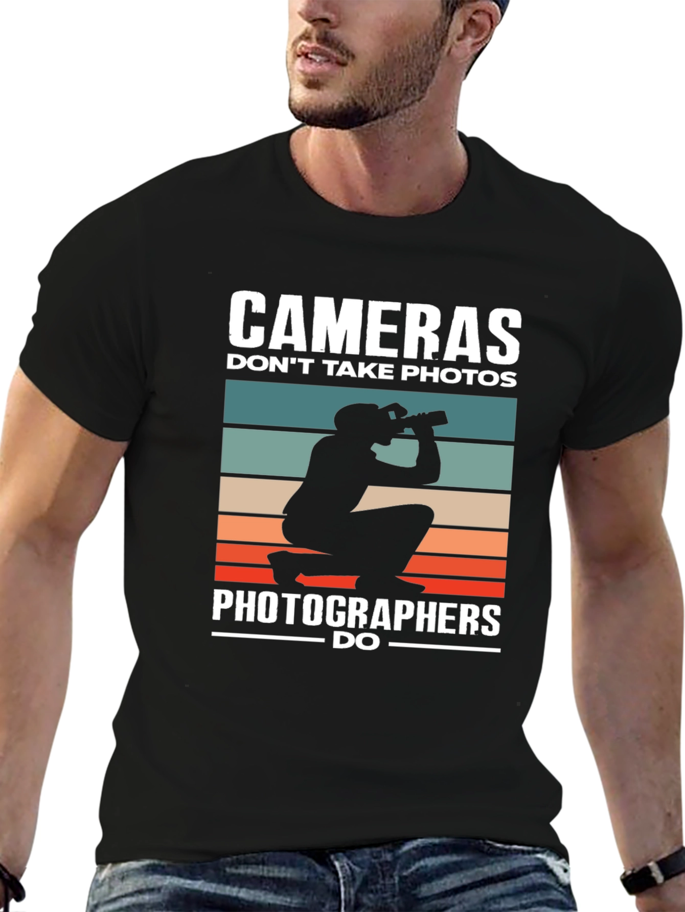 Photographer Humor T-Shirt - Cameras Dont Take Photos