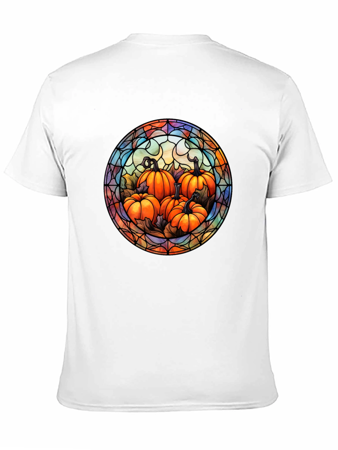 Stained Glass Pumpkin Patch T-Shirt