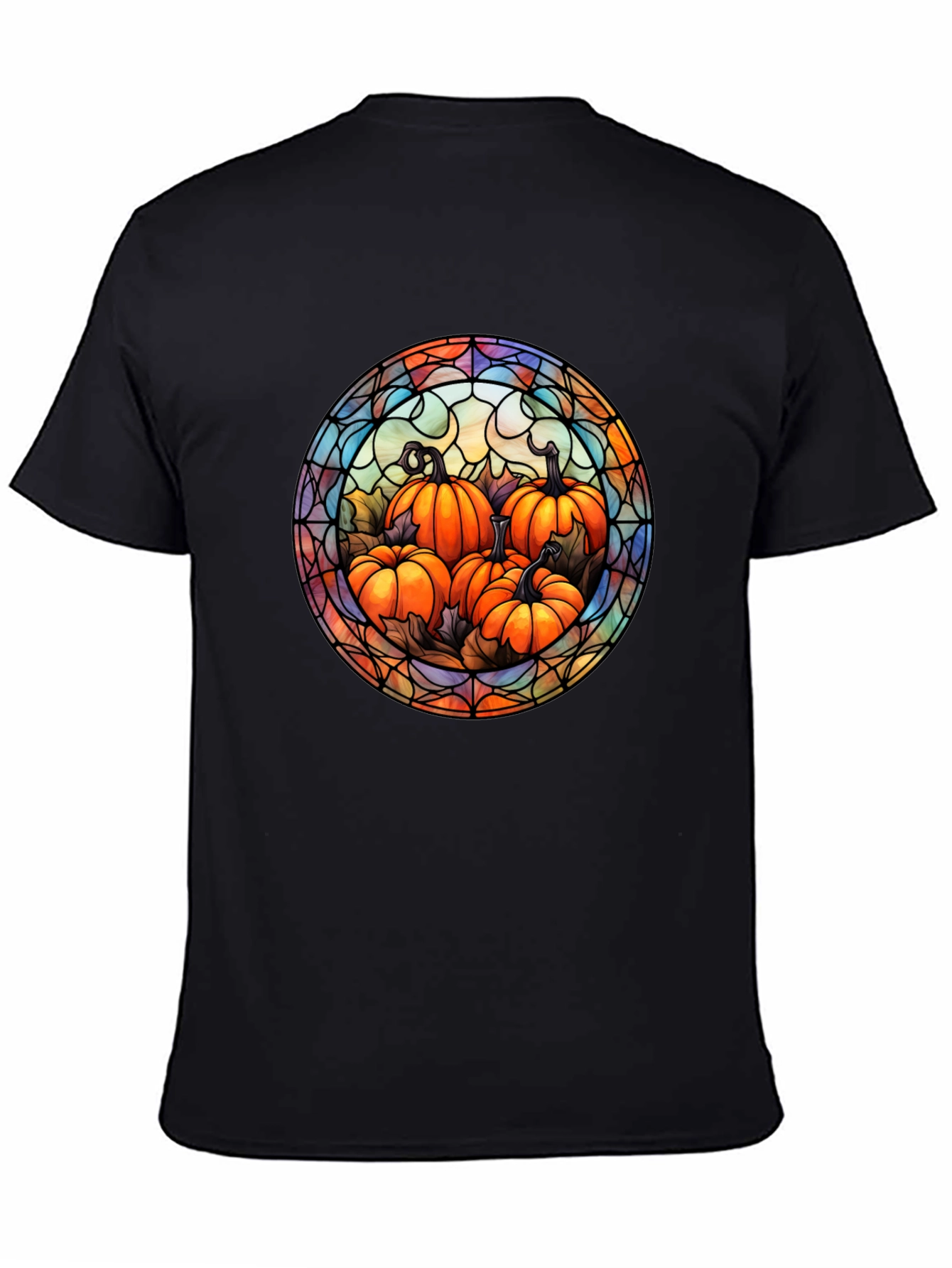 Stained Glass Pumpkin Patch T-Shirt