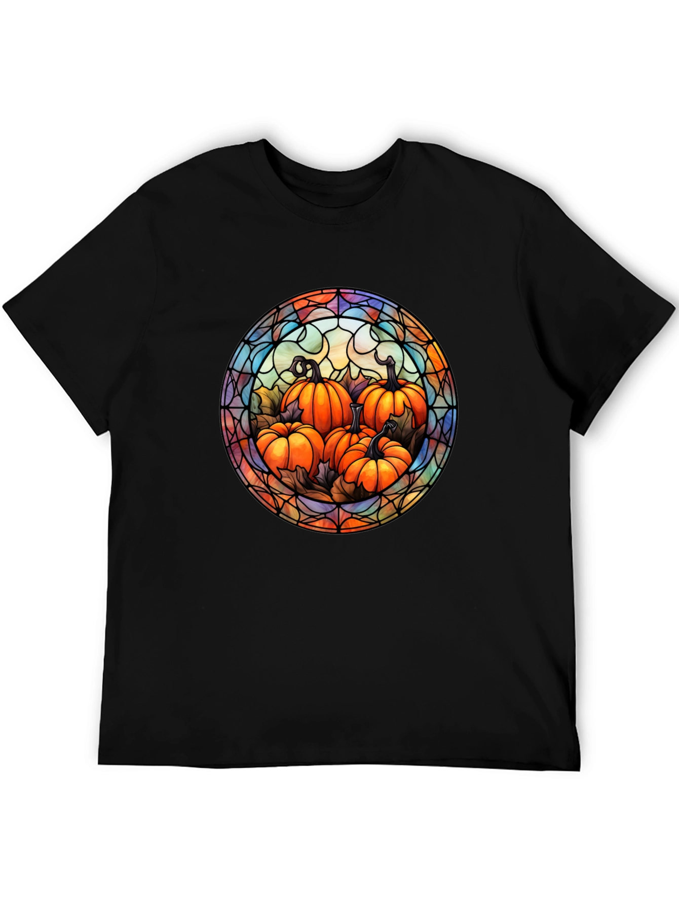 Stained Glass Pumpkin Patch T-Shirt