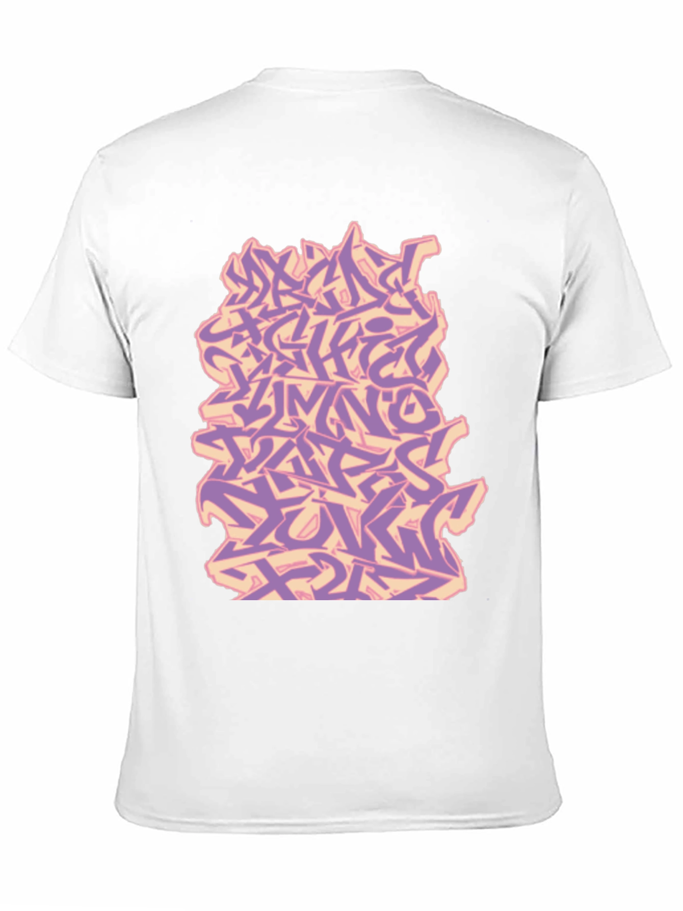 Graffiti Alphabet Black T-Shirt