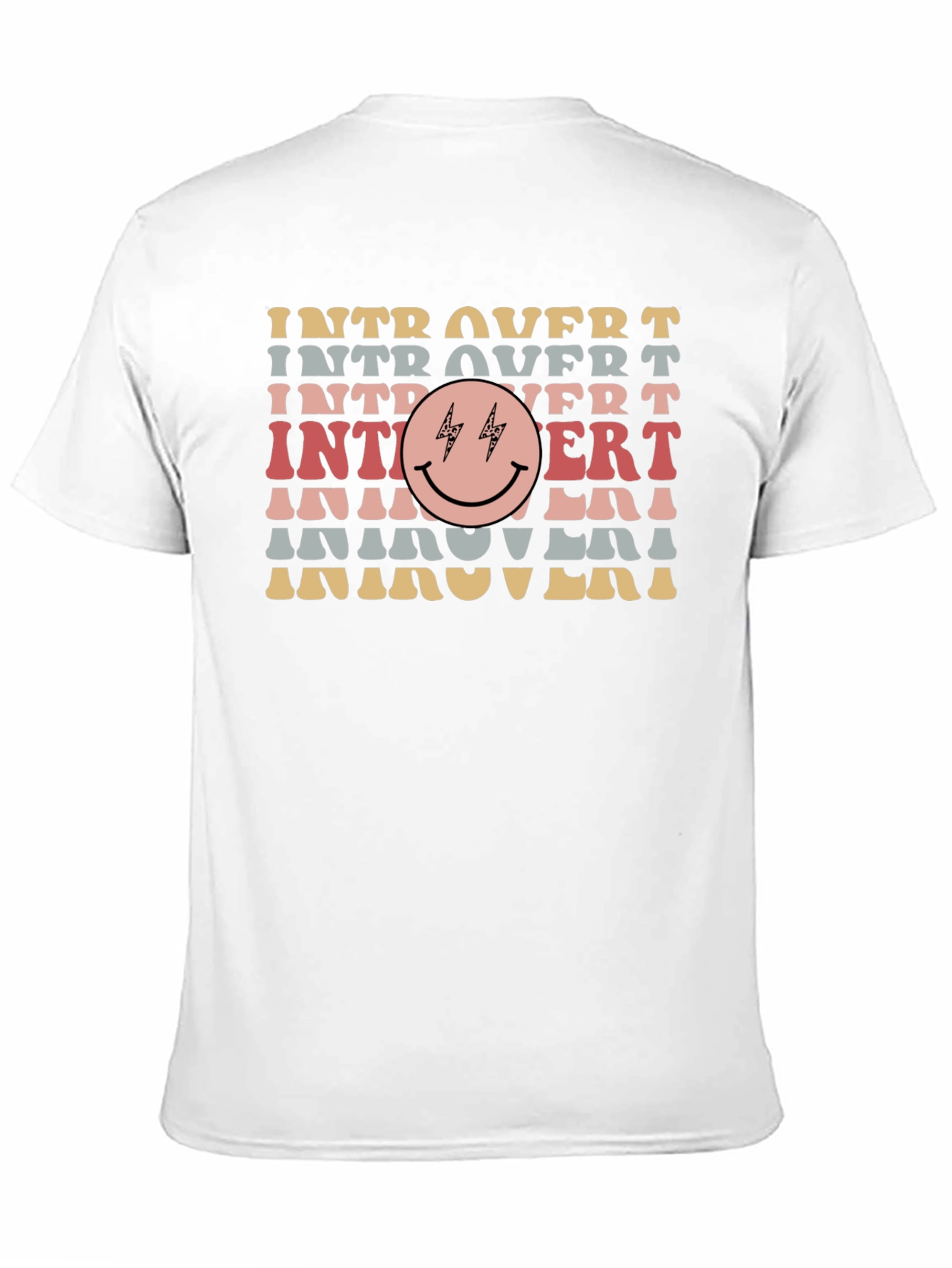 Introvert Smiley Face Graphic Tee