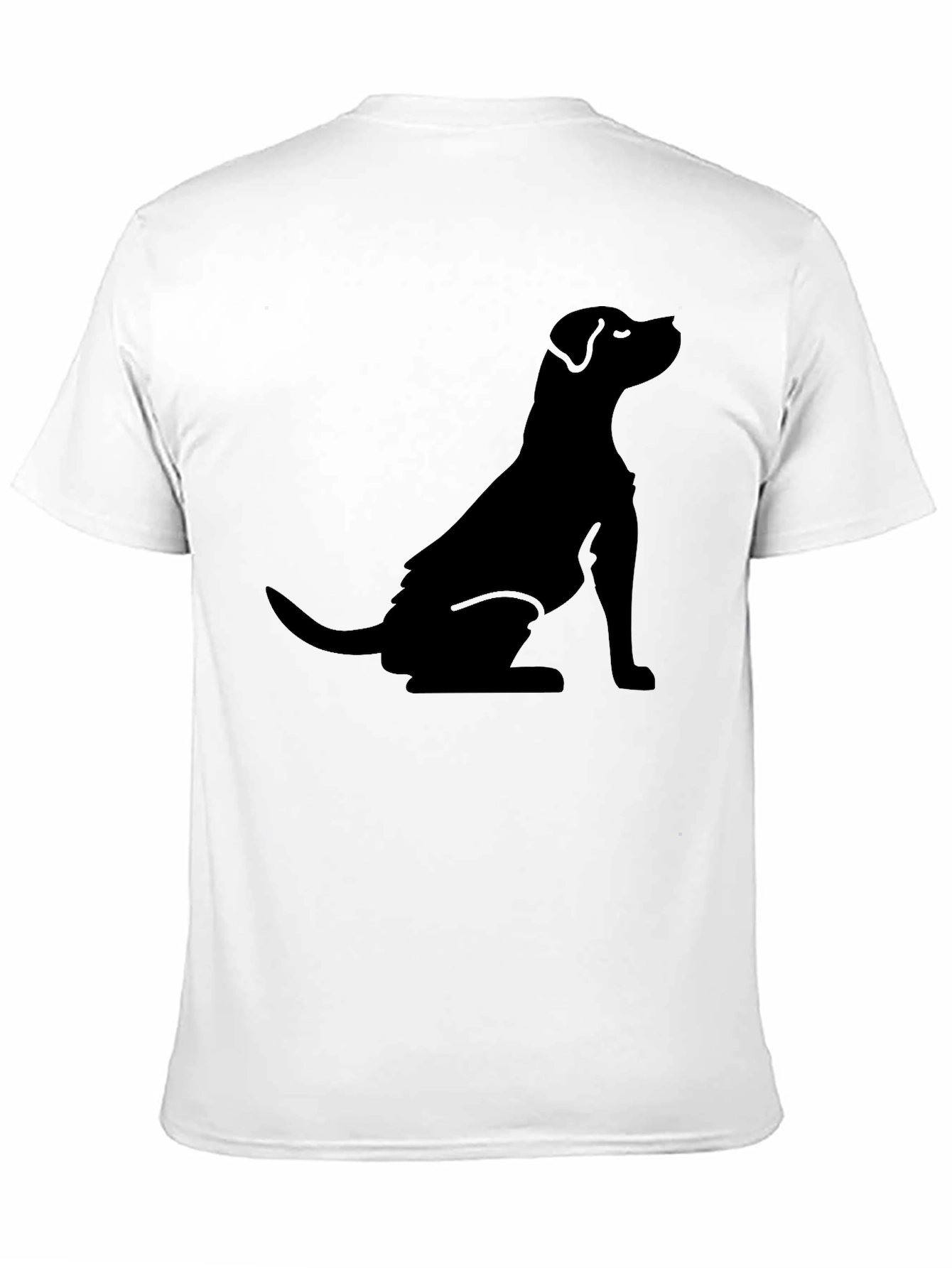 Black Dog Silhouette T-Shirt