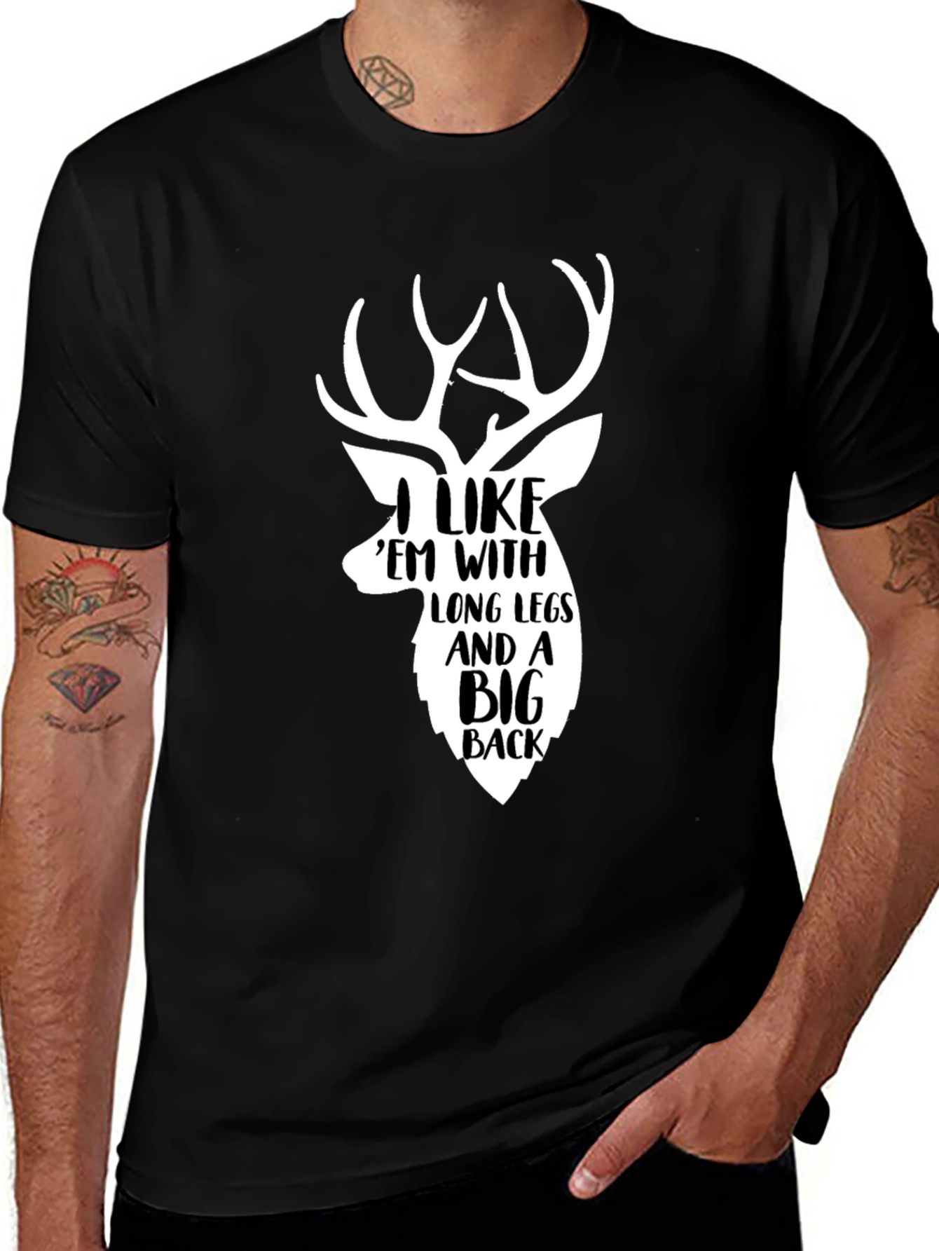 Deer Hunter T-Shirt: I Like Em With Long Legs