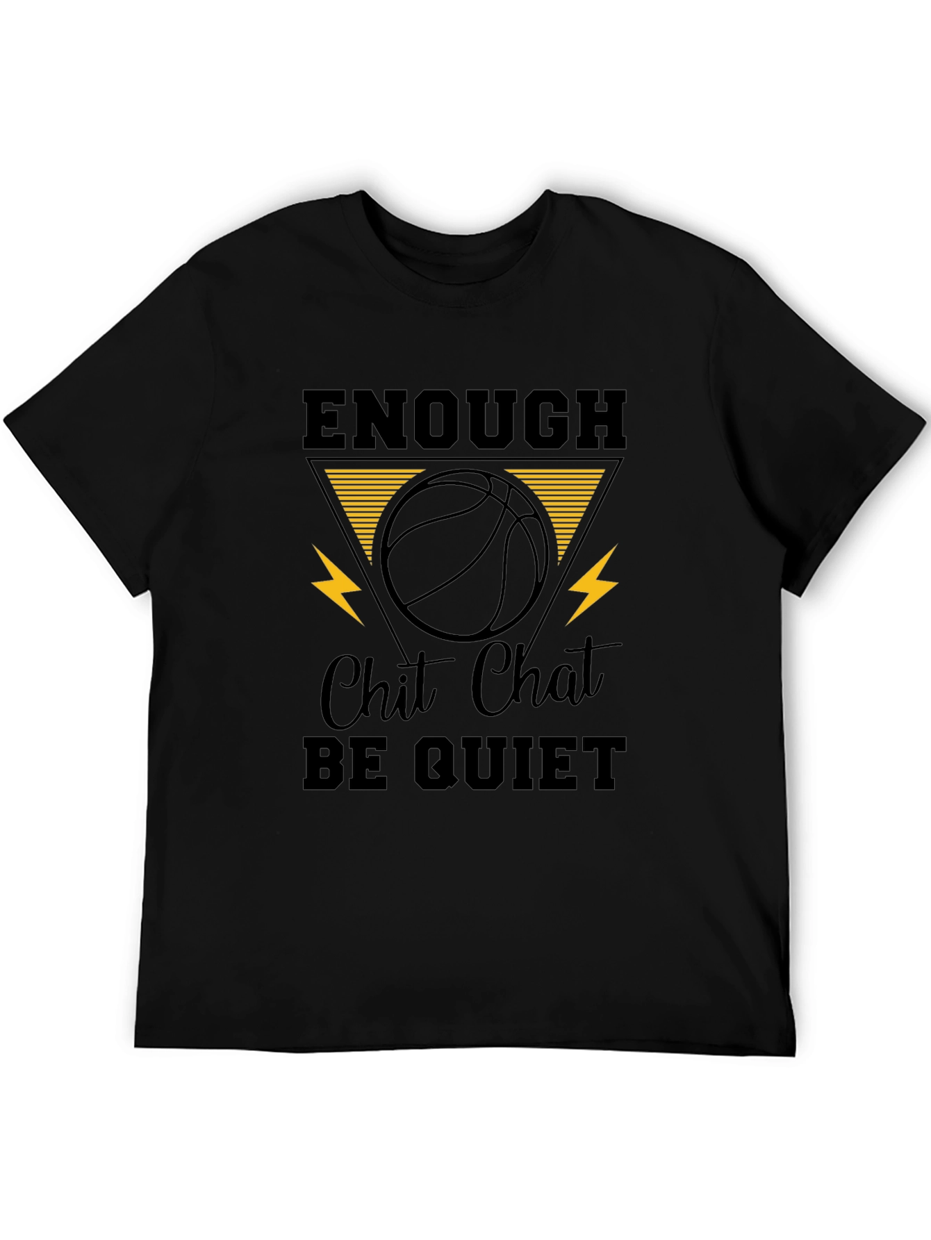 Enough Chit Chat Basketball Graphic Tee