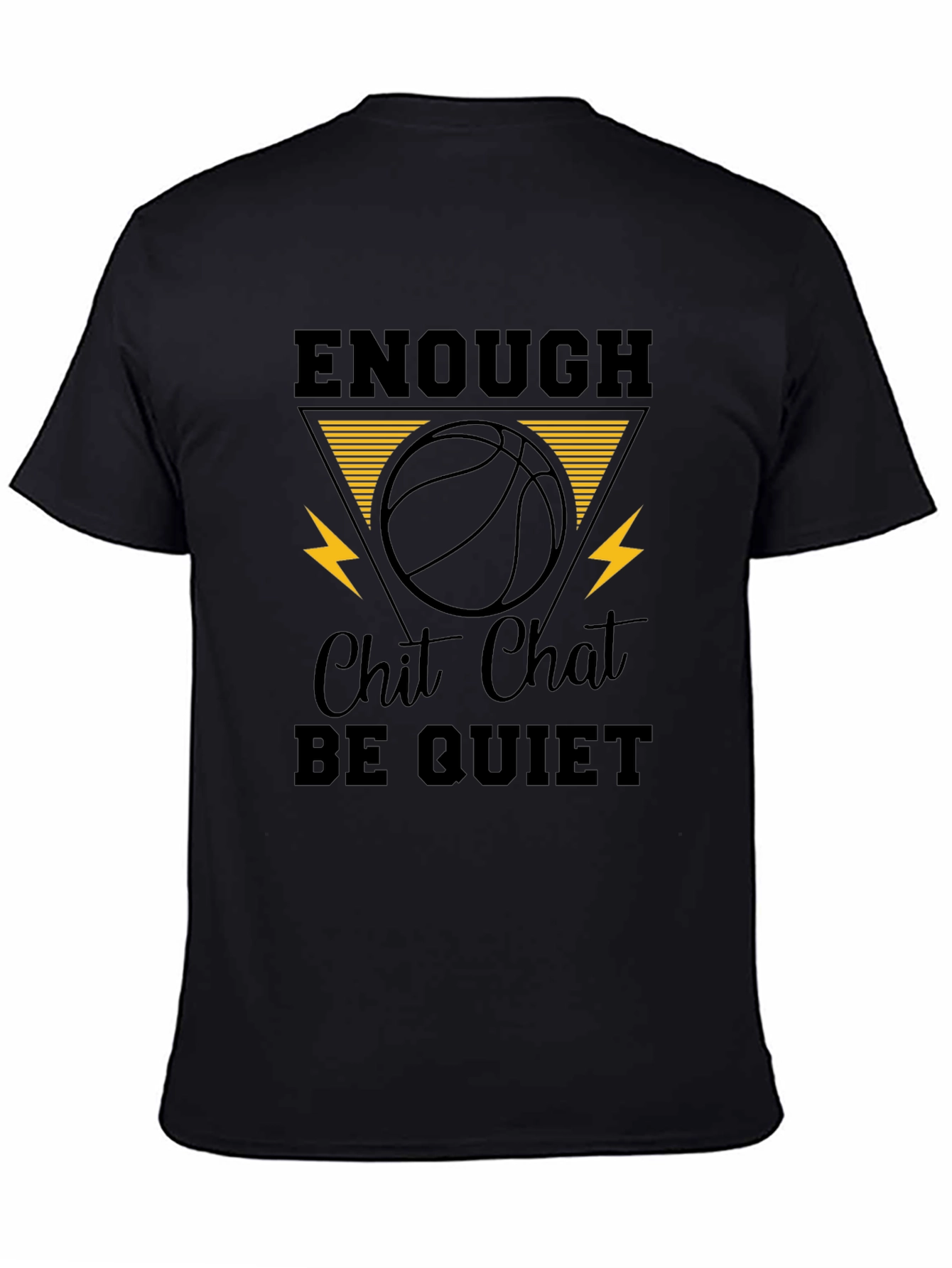 Enough Chit Chat Basketball Graphic Tee