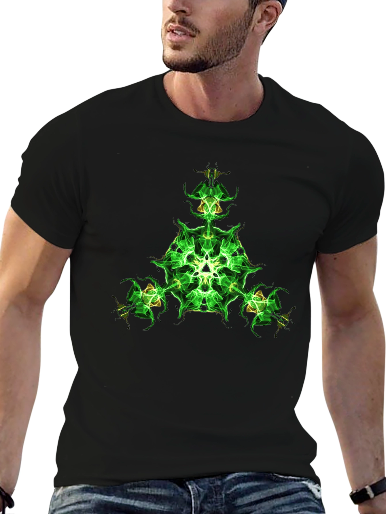 Abstract Geometric T-Shirt: Modern Art Tee