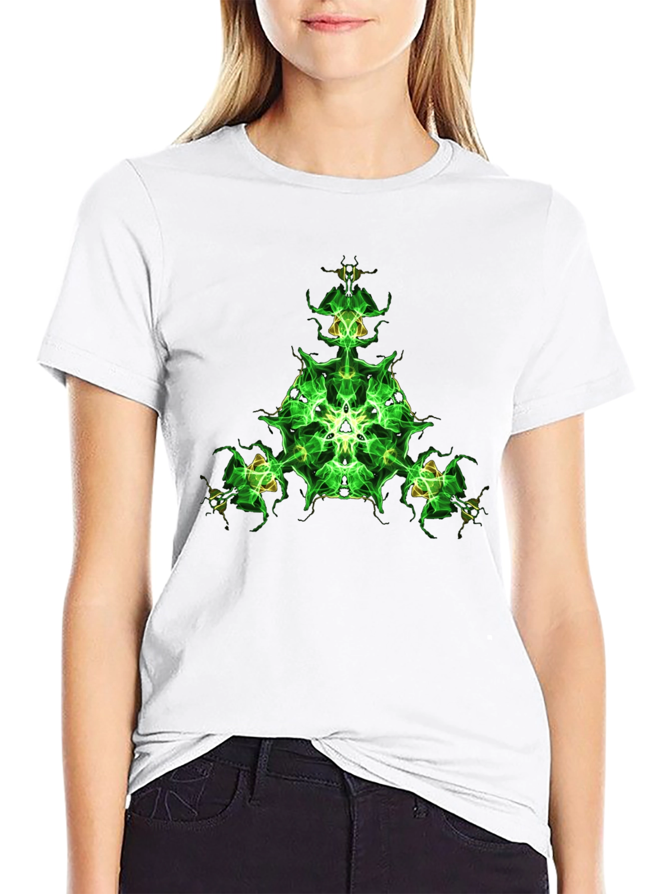 Abstract Geometric T-Shirt: Modern Art Tee