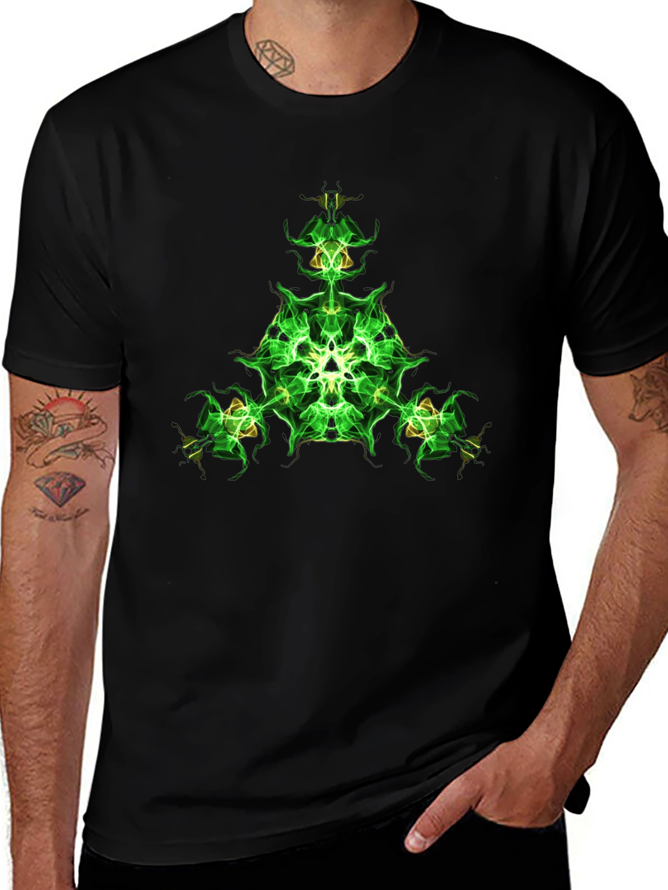 Abstract Geometric T-Shirt: Modern Art Tee