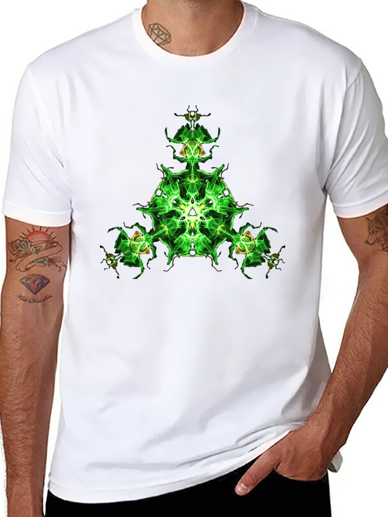 Abstract Geometric T-Shirt: Modern Art Tee