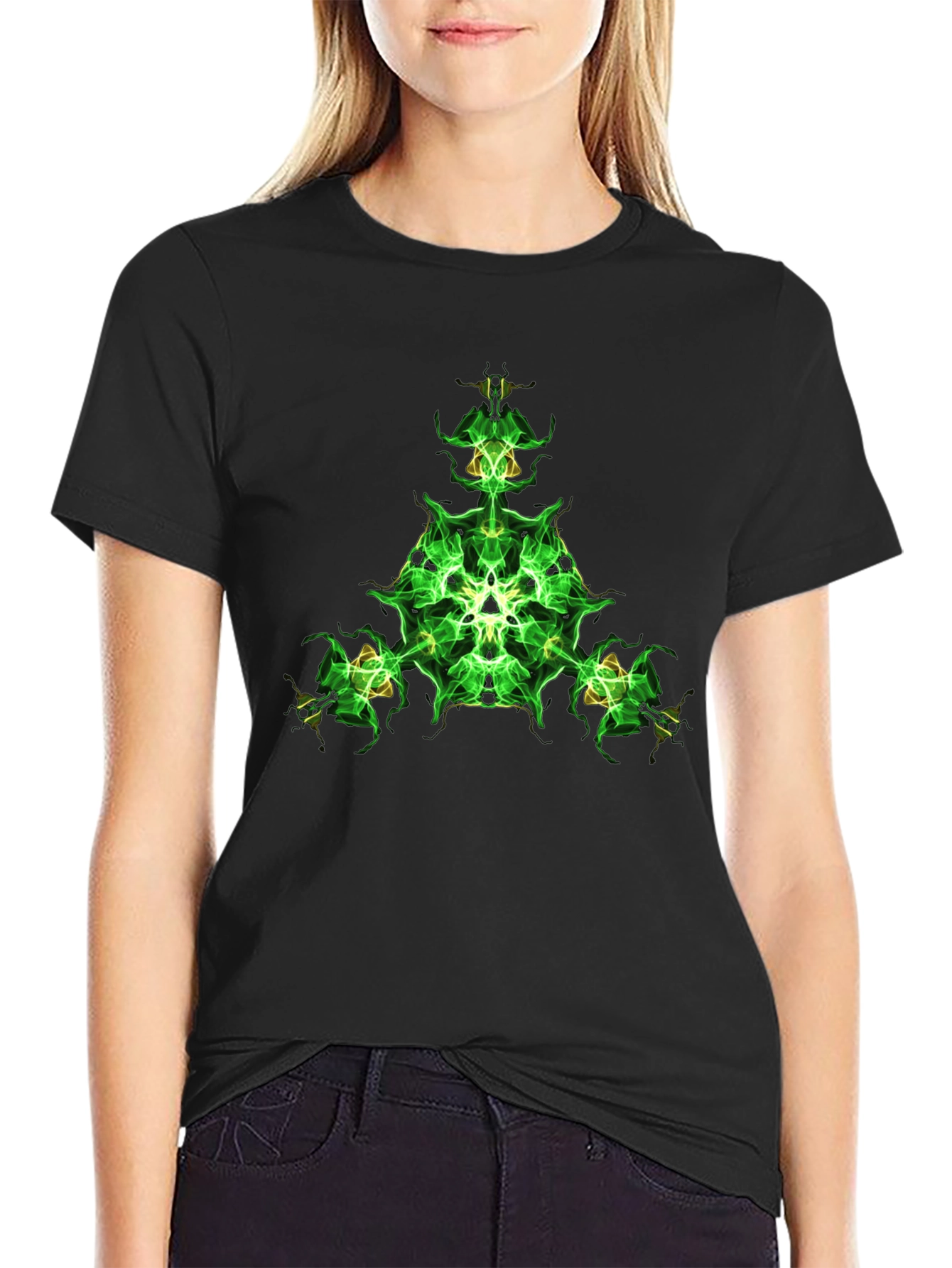 Abstract Geometric T-Shirt: Modern Art Tee
