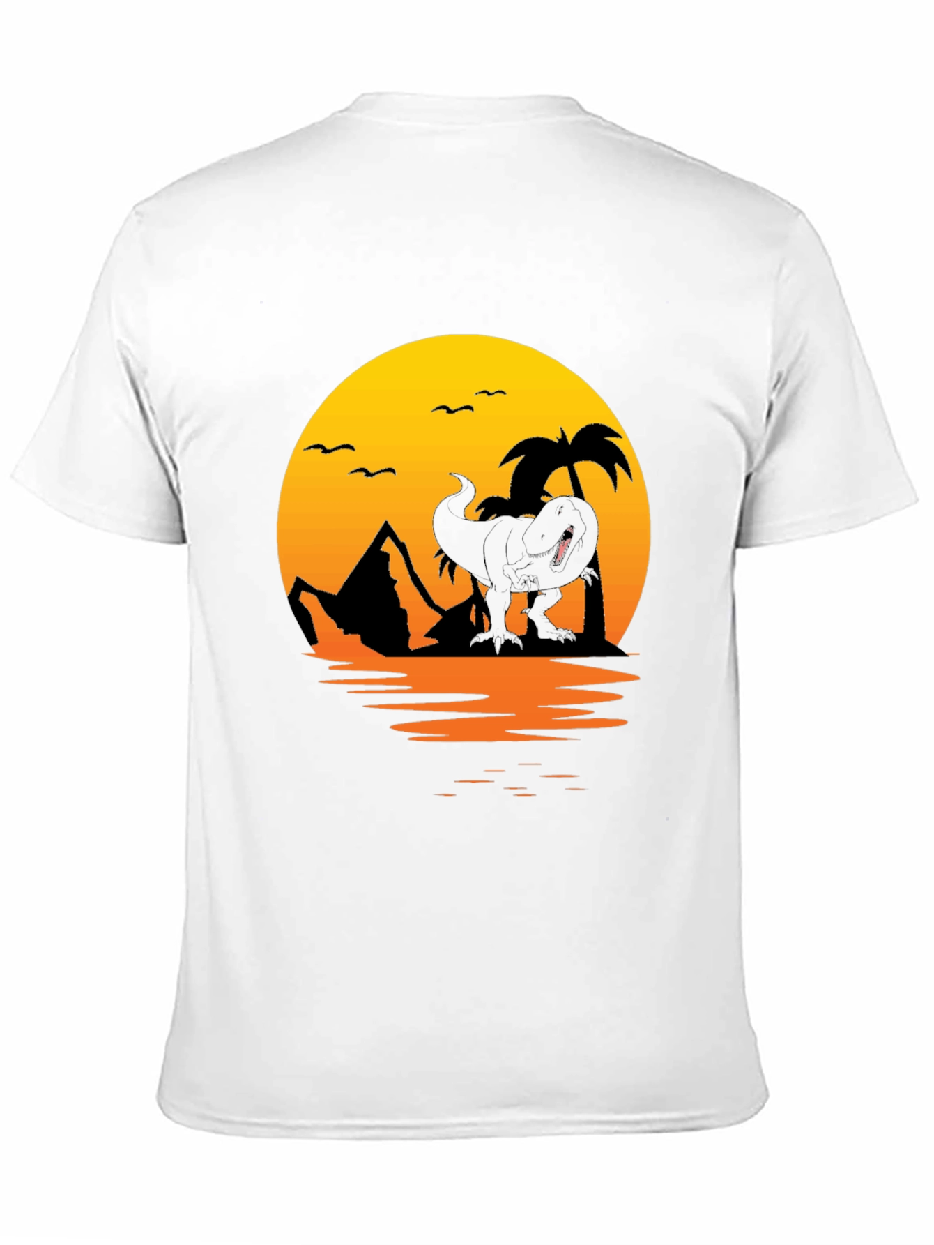 Dino Sunset Graphic Tee