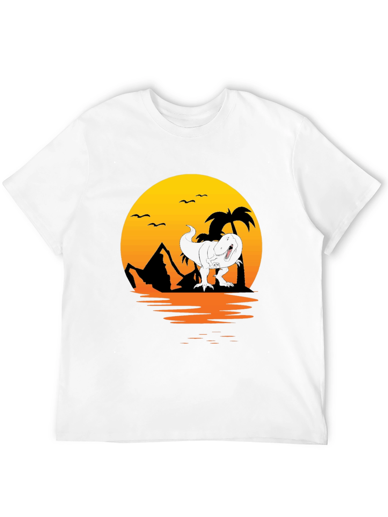 Dino Sunset Graphic Tee