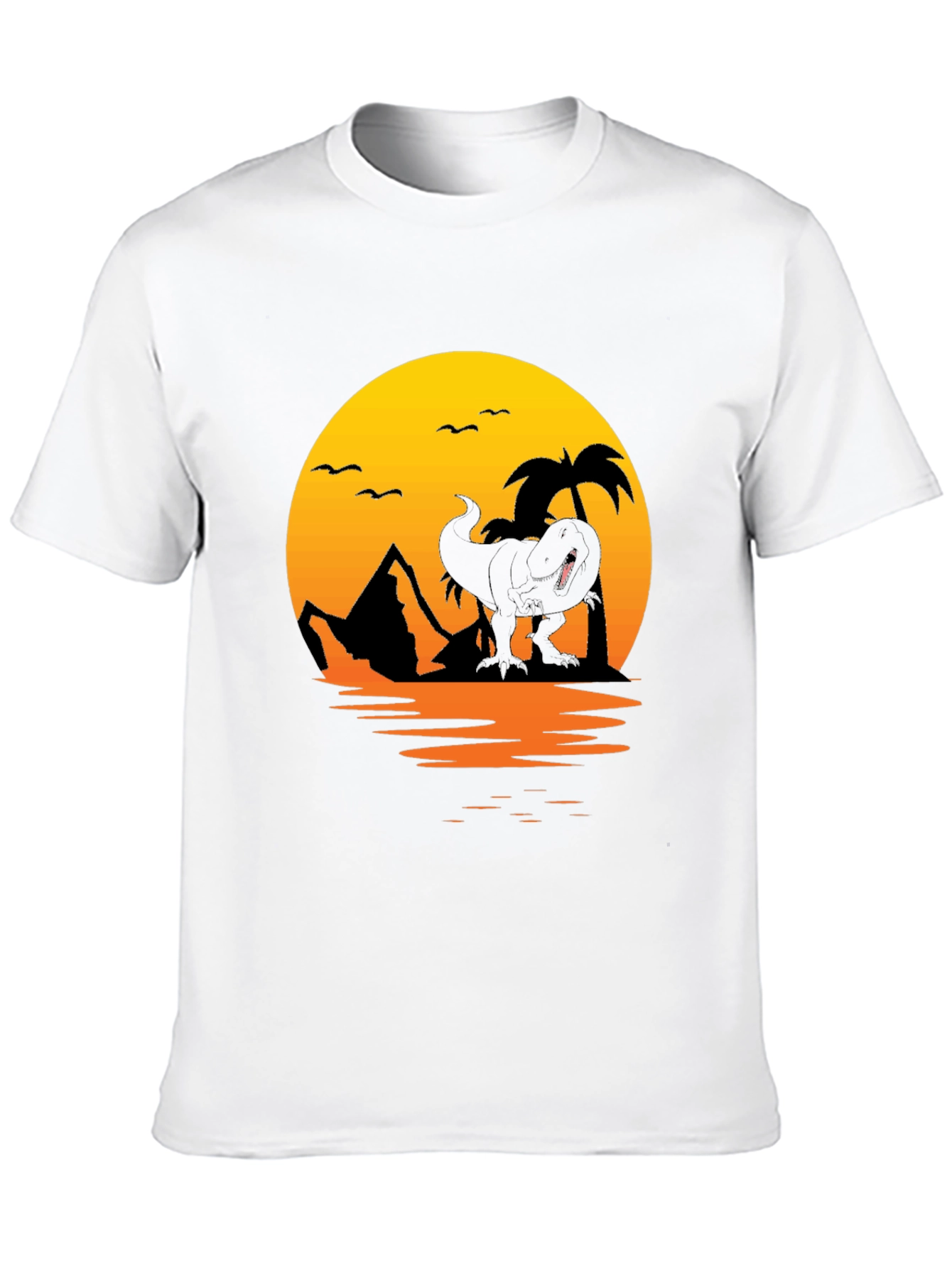 Dino Sunset Graphic Tee