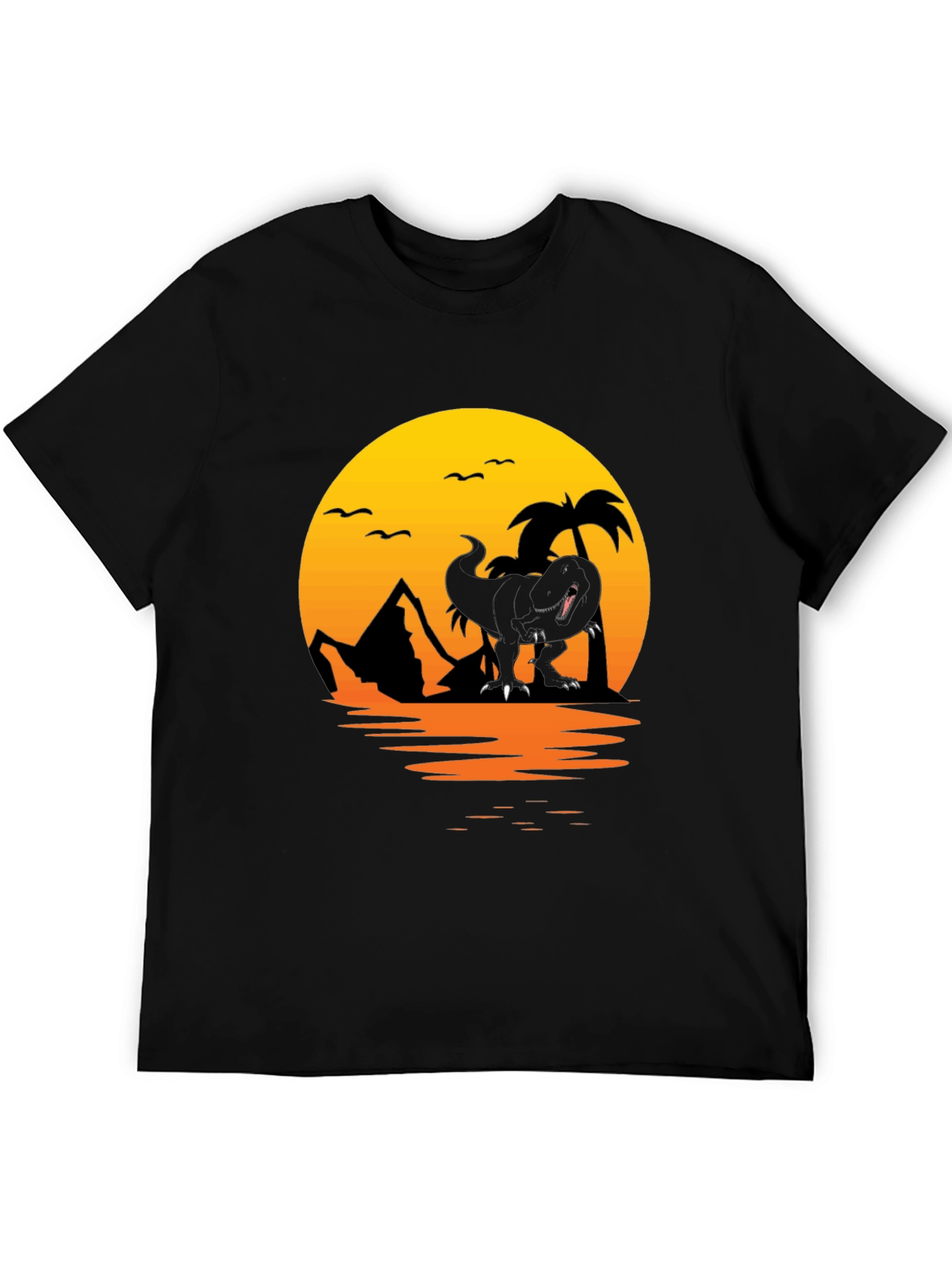 Dino Sunset Graphic Tee