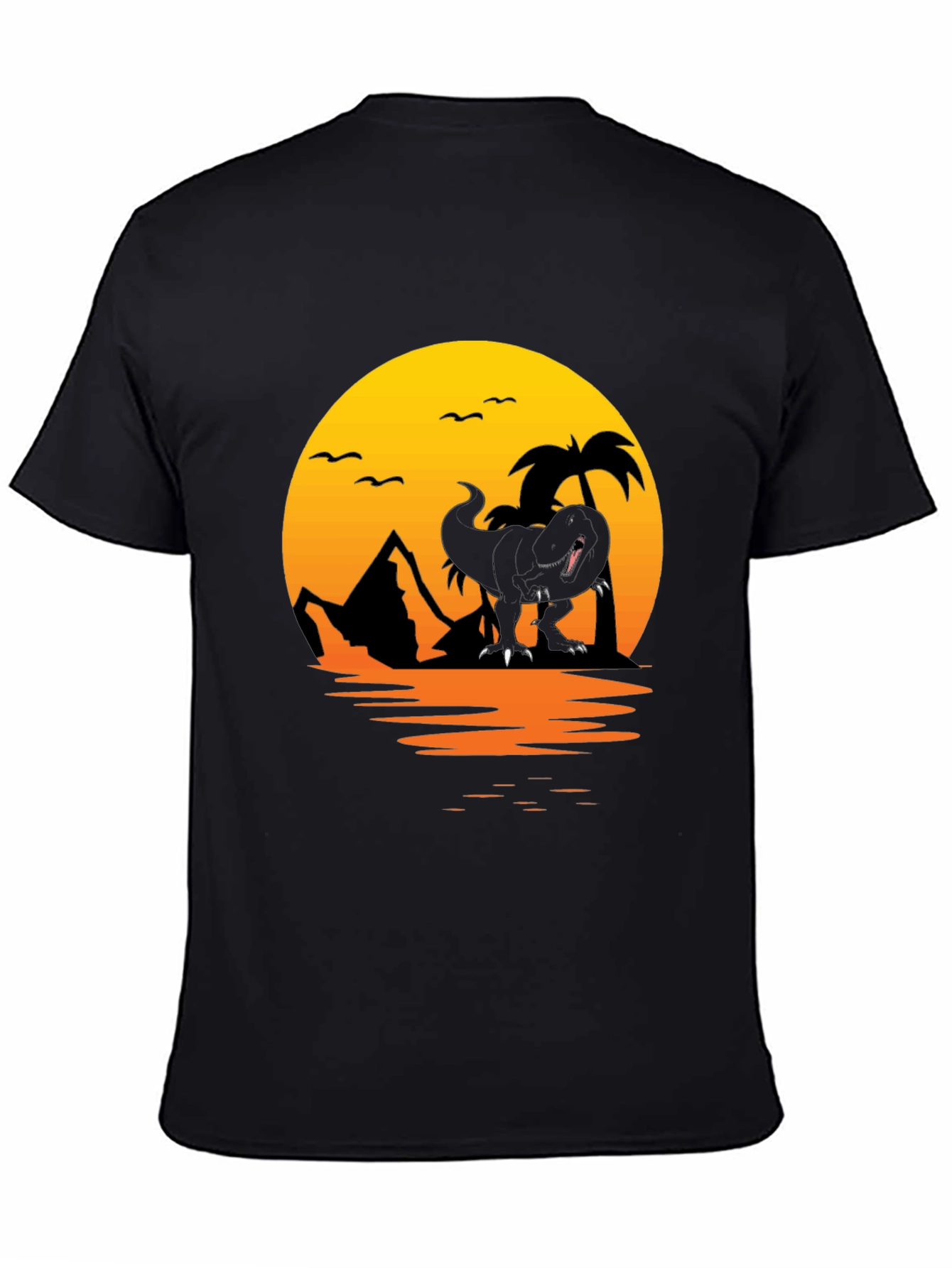 Dino Sunset Graphic Tee