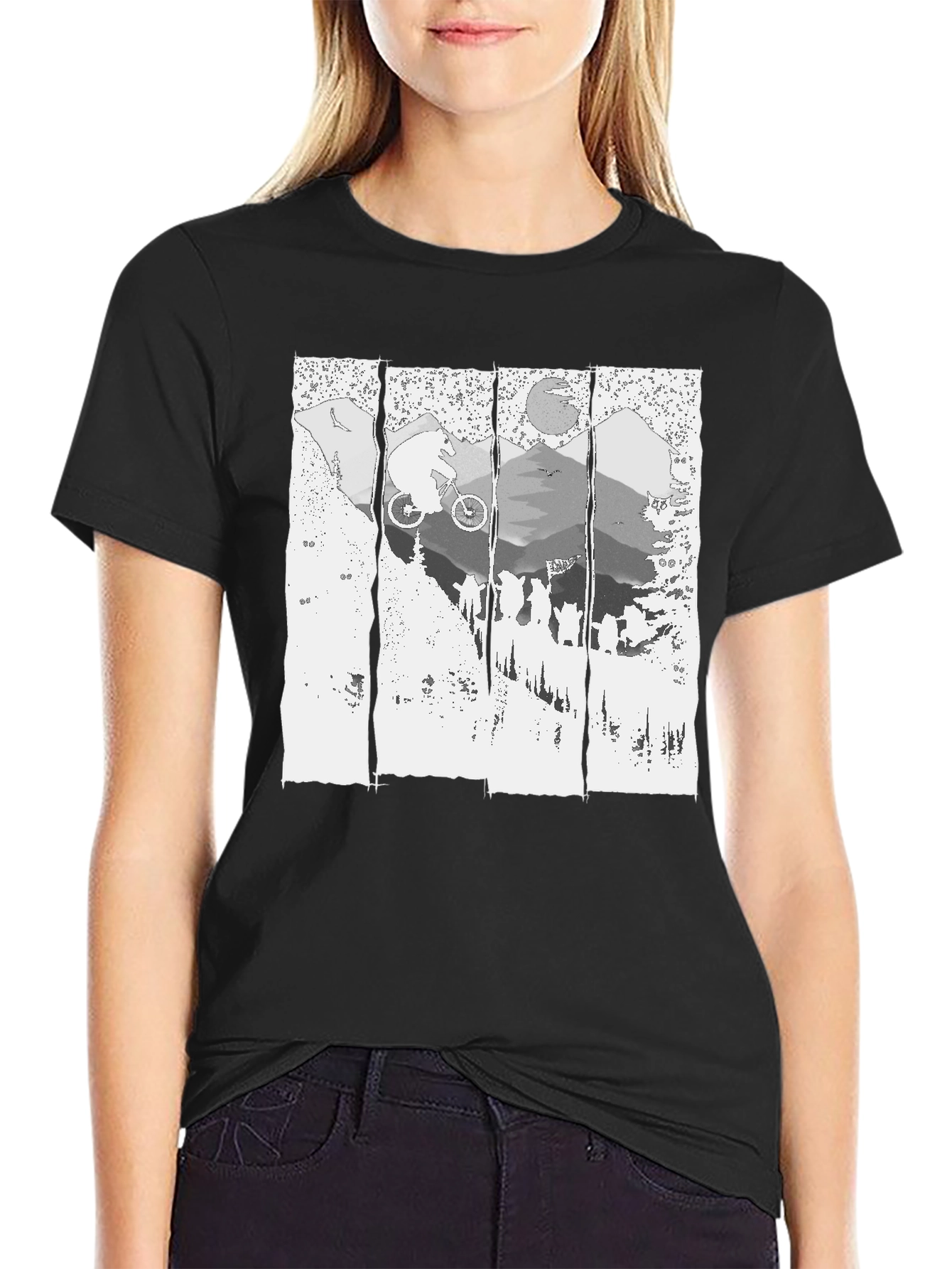 Mountain Bike Graphic T-Shirt