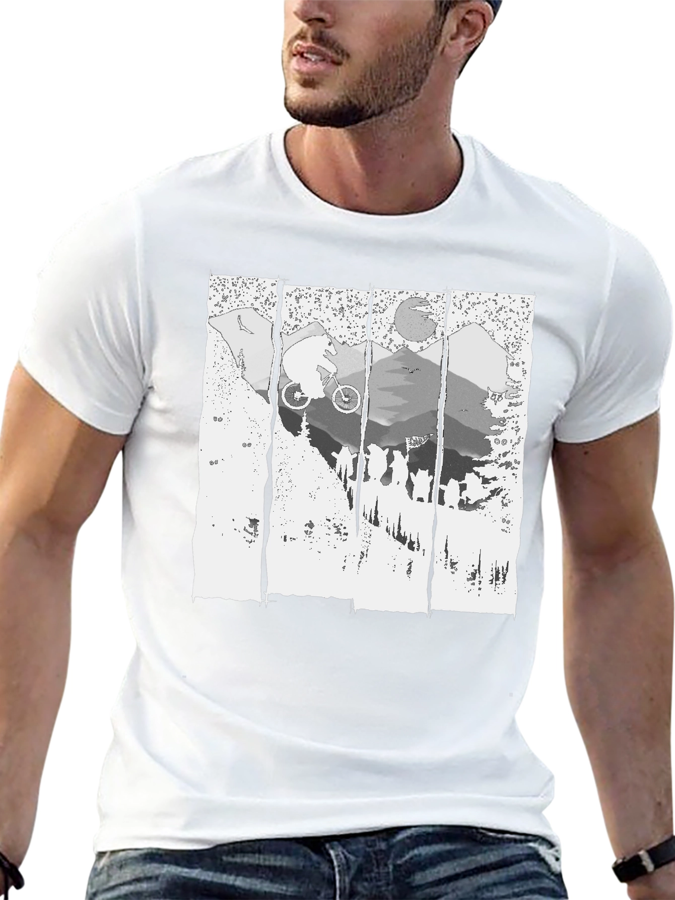 Mountain Bike Graphic T-Shirt