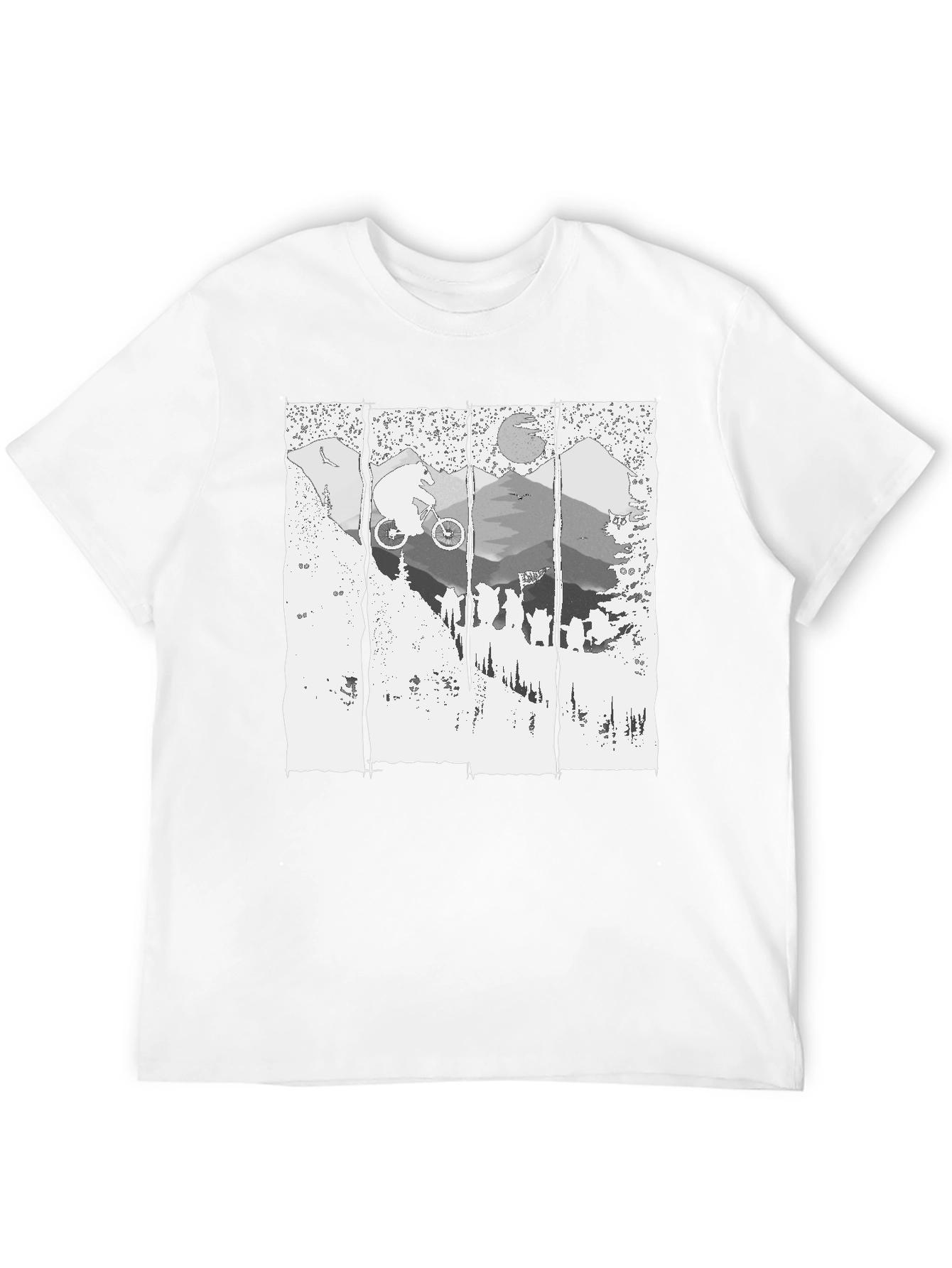 Mountain Bike Graphic T-Shirt