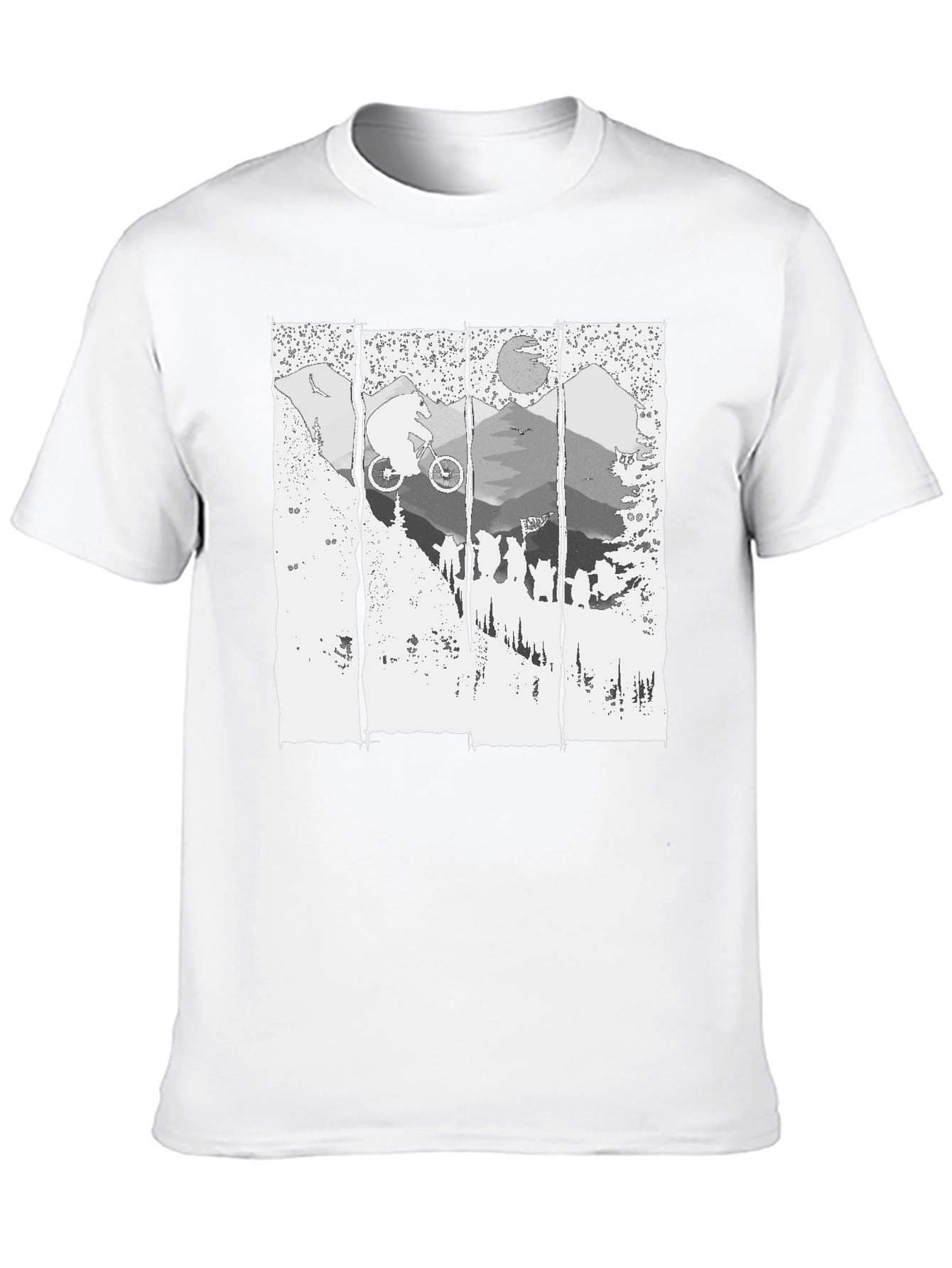 Mountain Bike Graphic T-Shirt