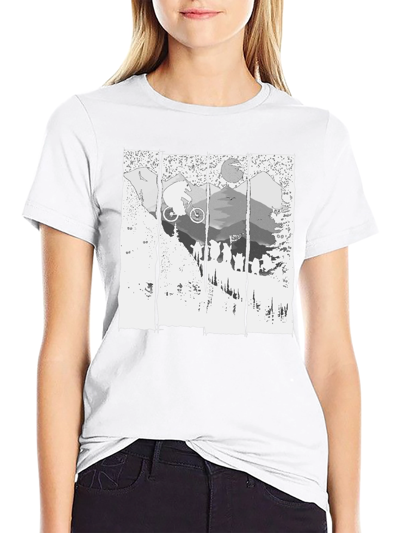 Mountain Bike Graphic T-Shirt