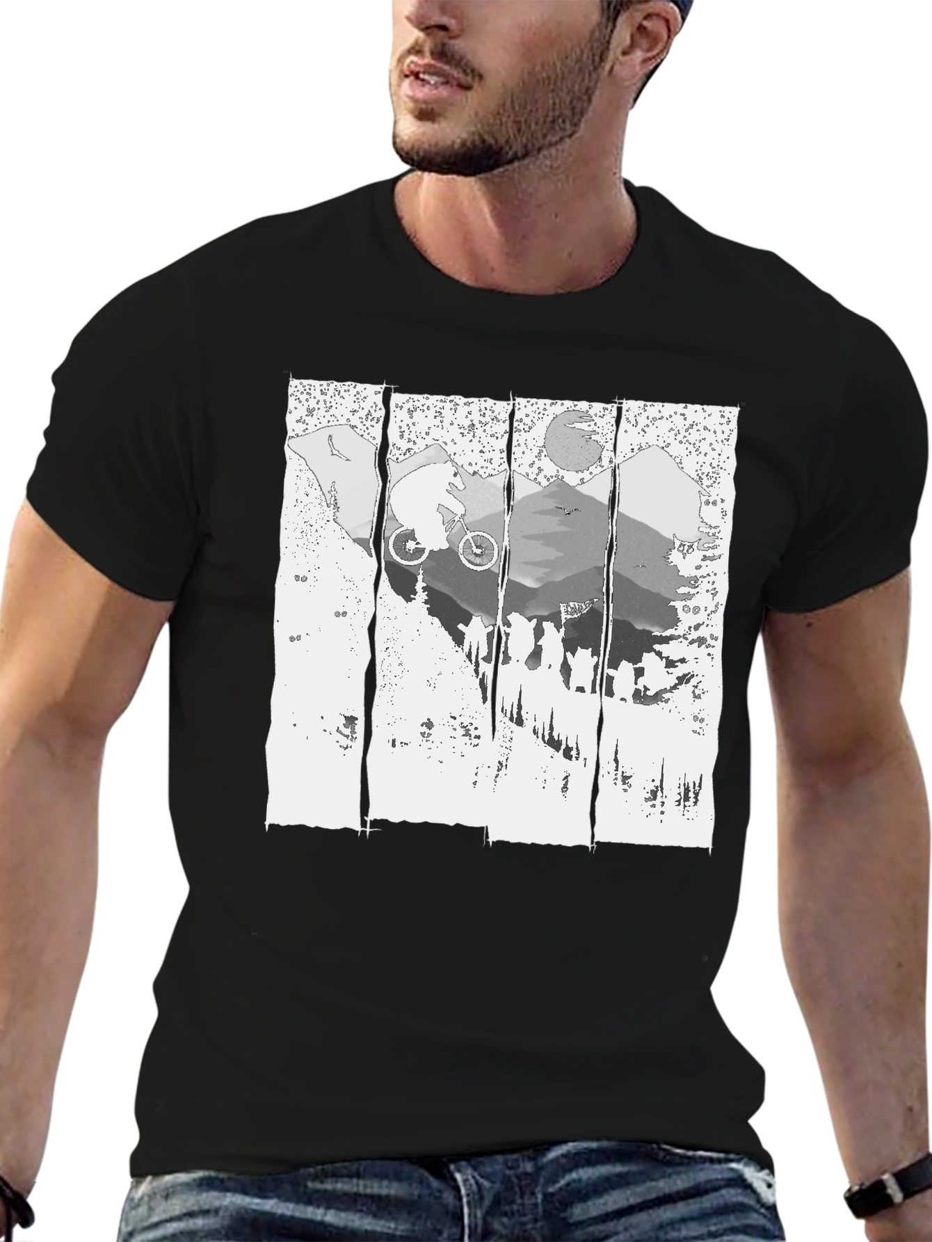 Mountain Bike Graphic T-Shirt