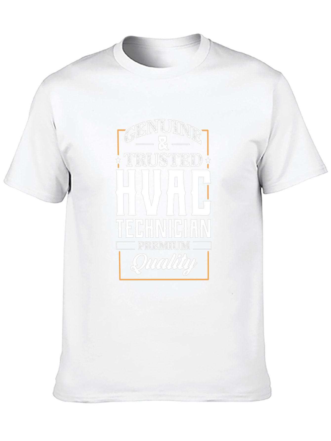 HVAC Technician Genuine & Trusted Premium Quality Black T-Shirt