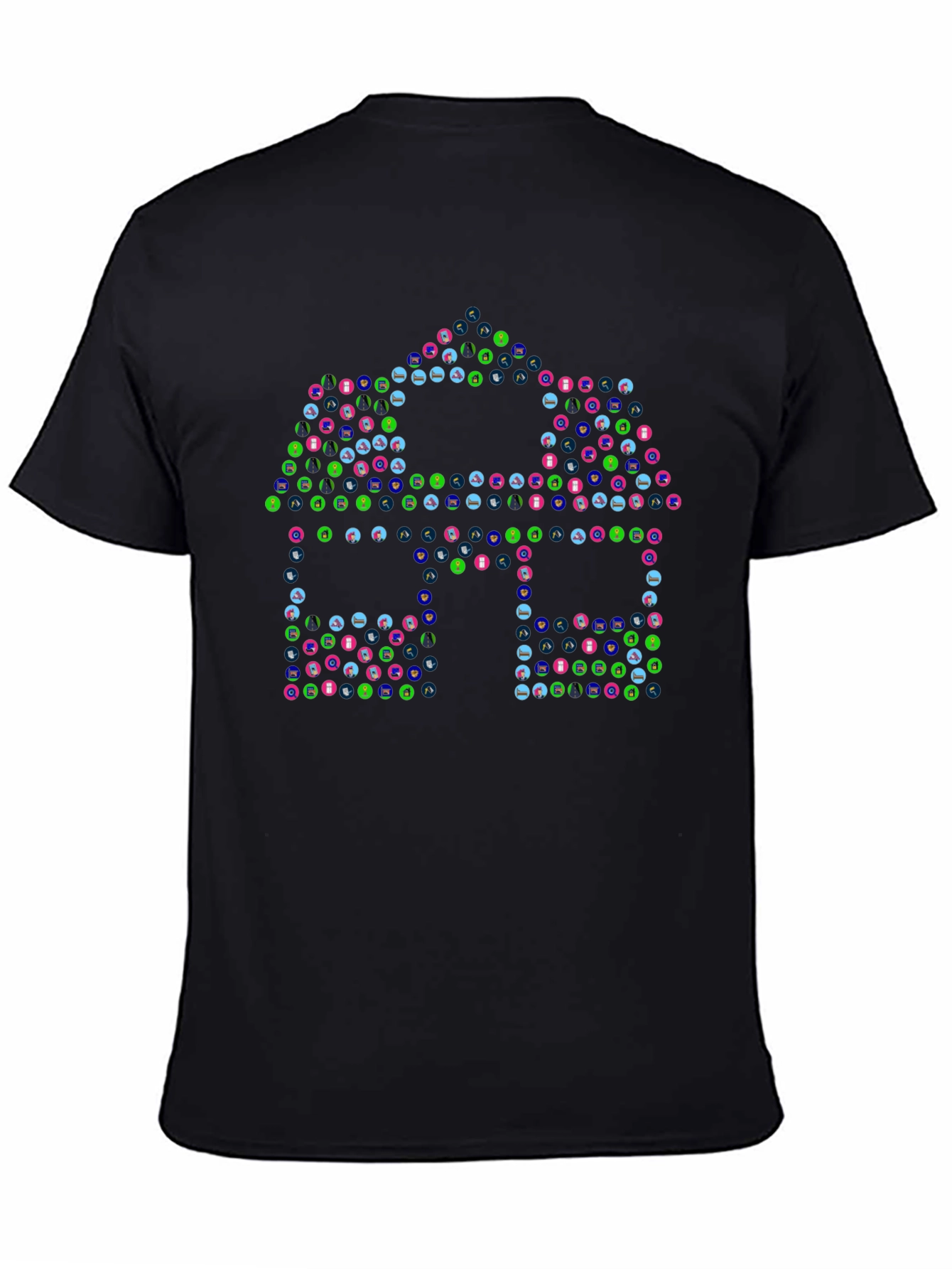 Abstract House Graphic T-Shirt
